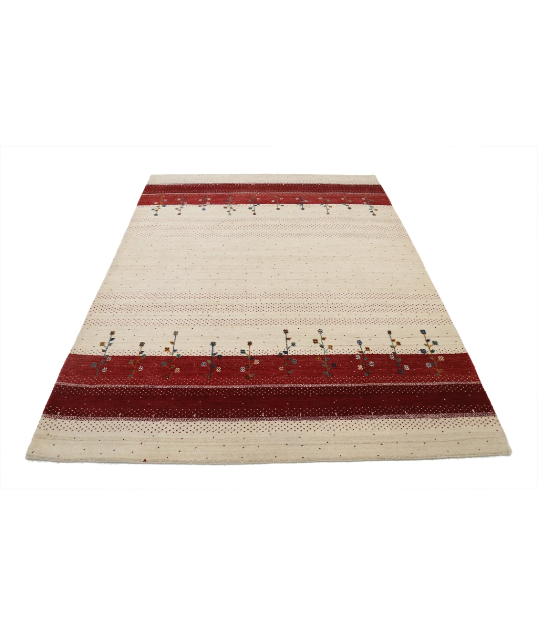 Hand Made Lori Wool Rug 5' 4" X 7' 6"