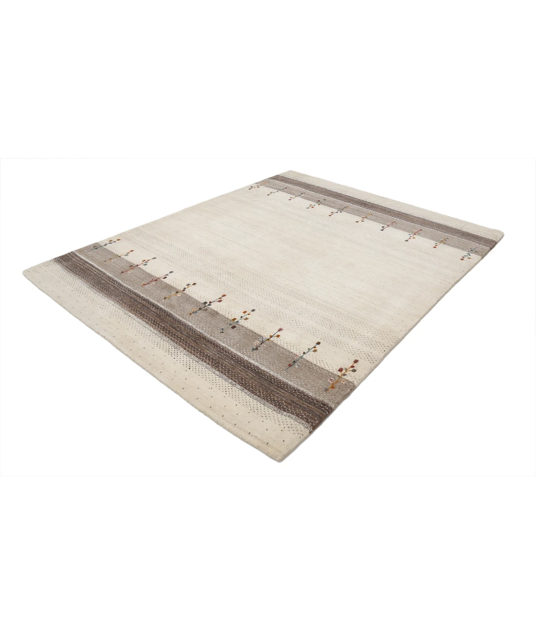 Hand Made Lori Wool Rug 6' 5" X 8' 1"