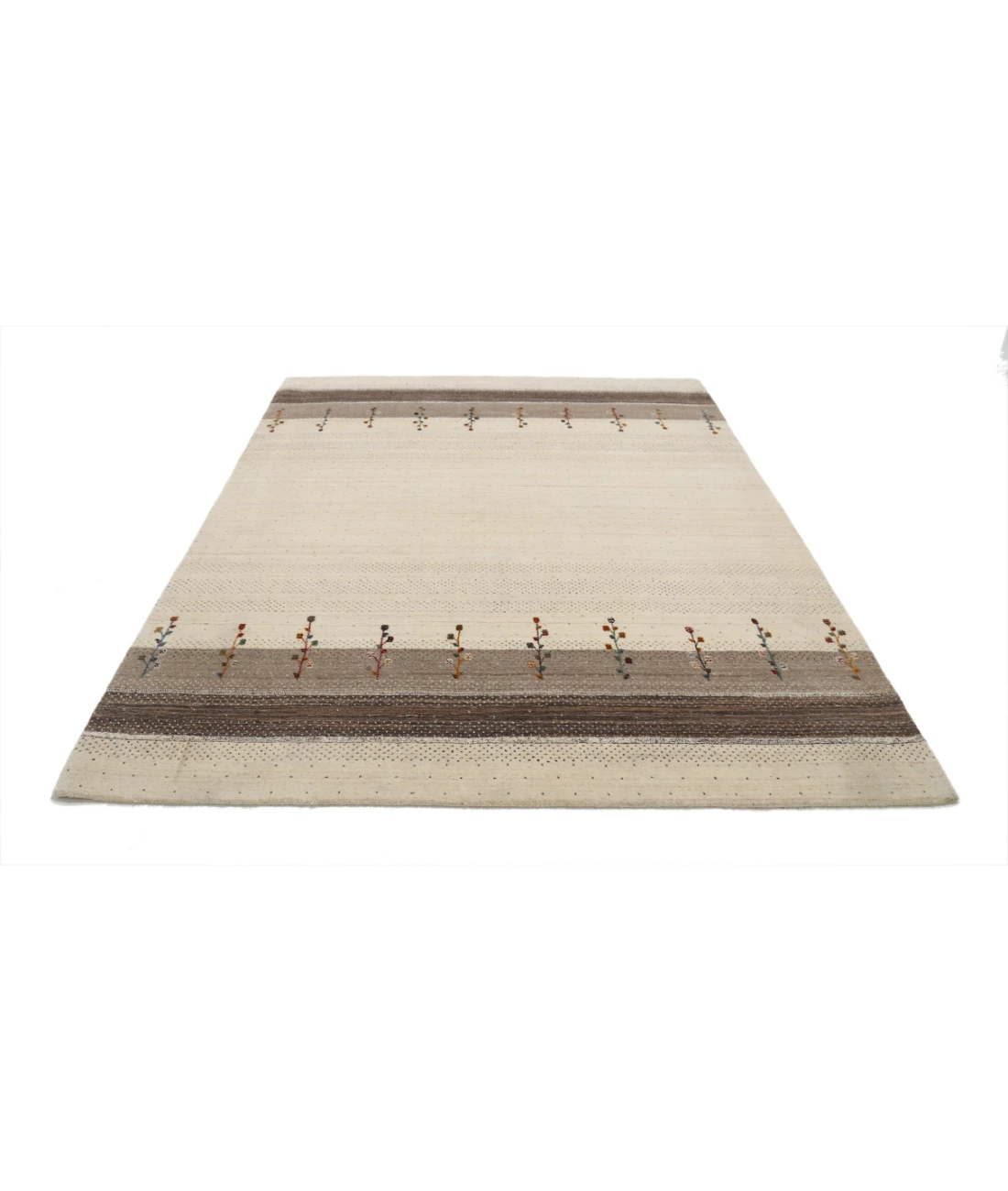 Hand Made Lori Wool Rug 6' 5" X 8' 1"