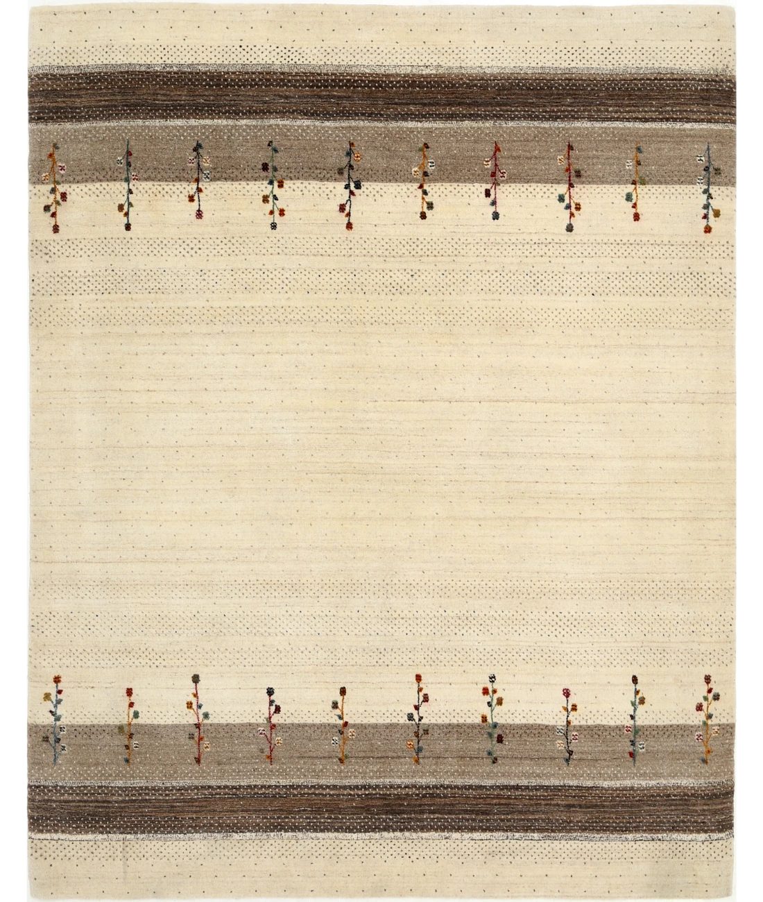Hand Made Lori Wool Rug 6' 5" X 8' 1"