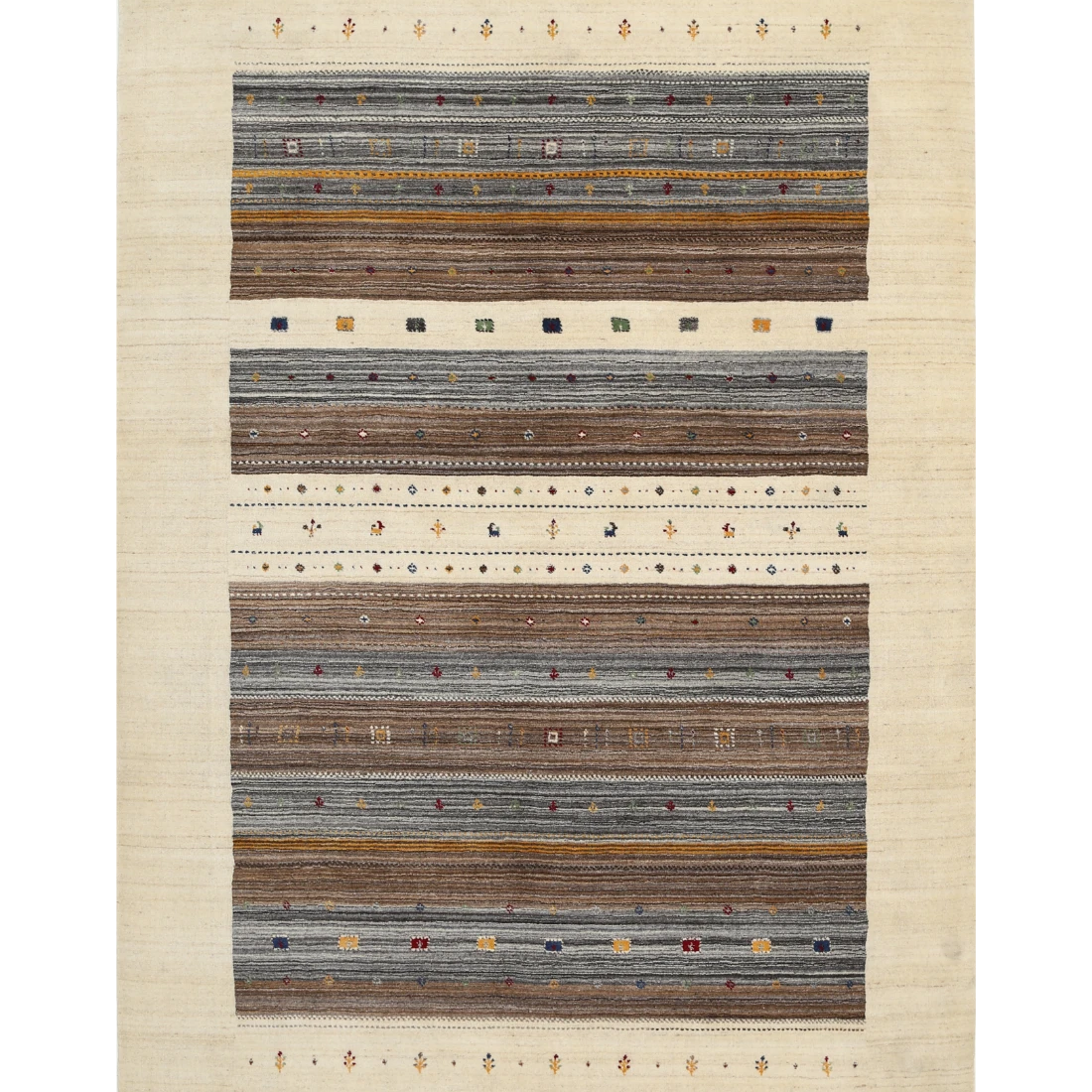 Hand Made Lori Wool Rug 6' 8" X 9' 10"