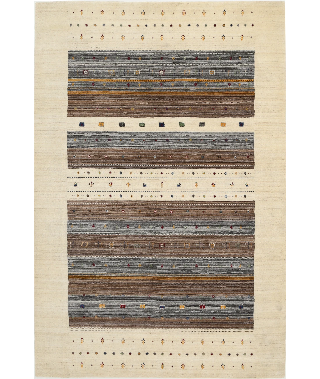 Hand Made Lori Wool Rug 6' 8" X 9' 10"
