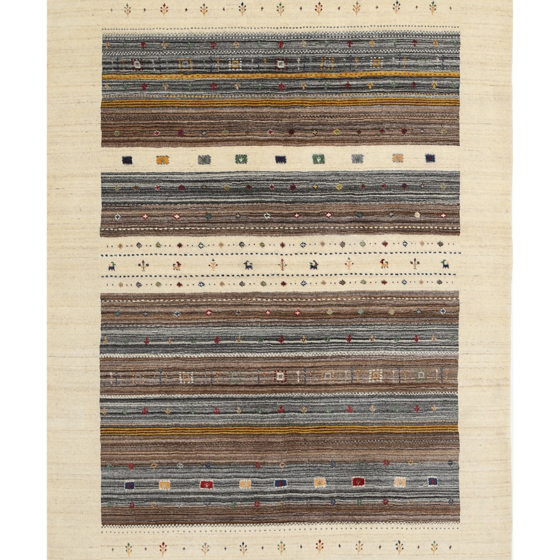 Hand Made Lori Wool Rug 5' 7" X 7' 10"