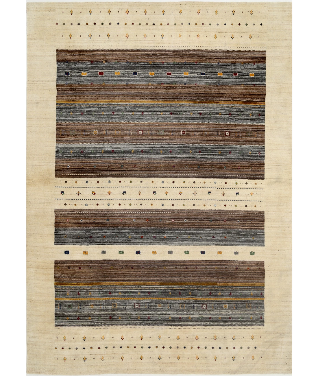 Hand Made Lori Wool Rug 6' 8" X 9' 9"