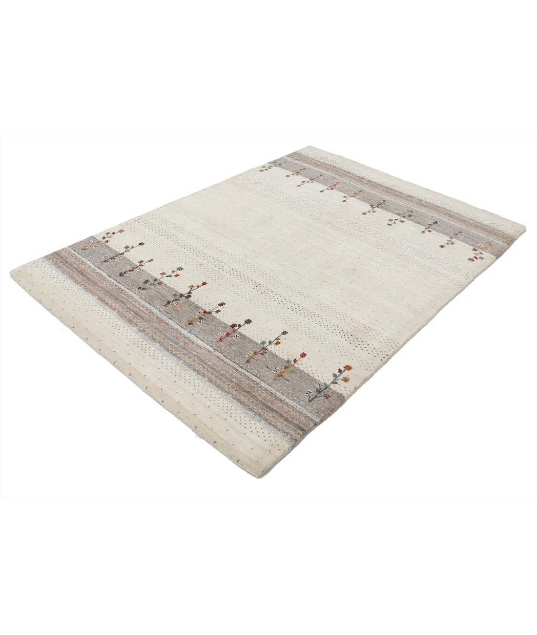 Hand Made Lori Wool Rug 4' 7" X 6' 5"