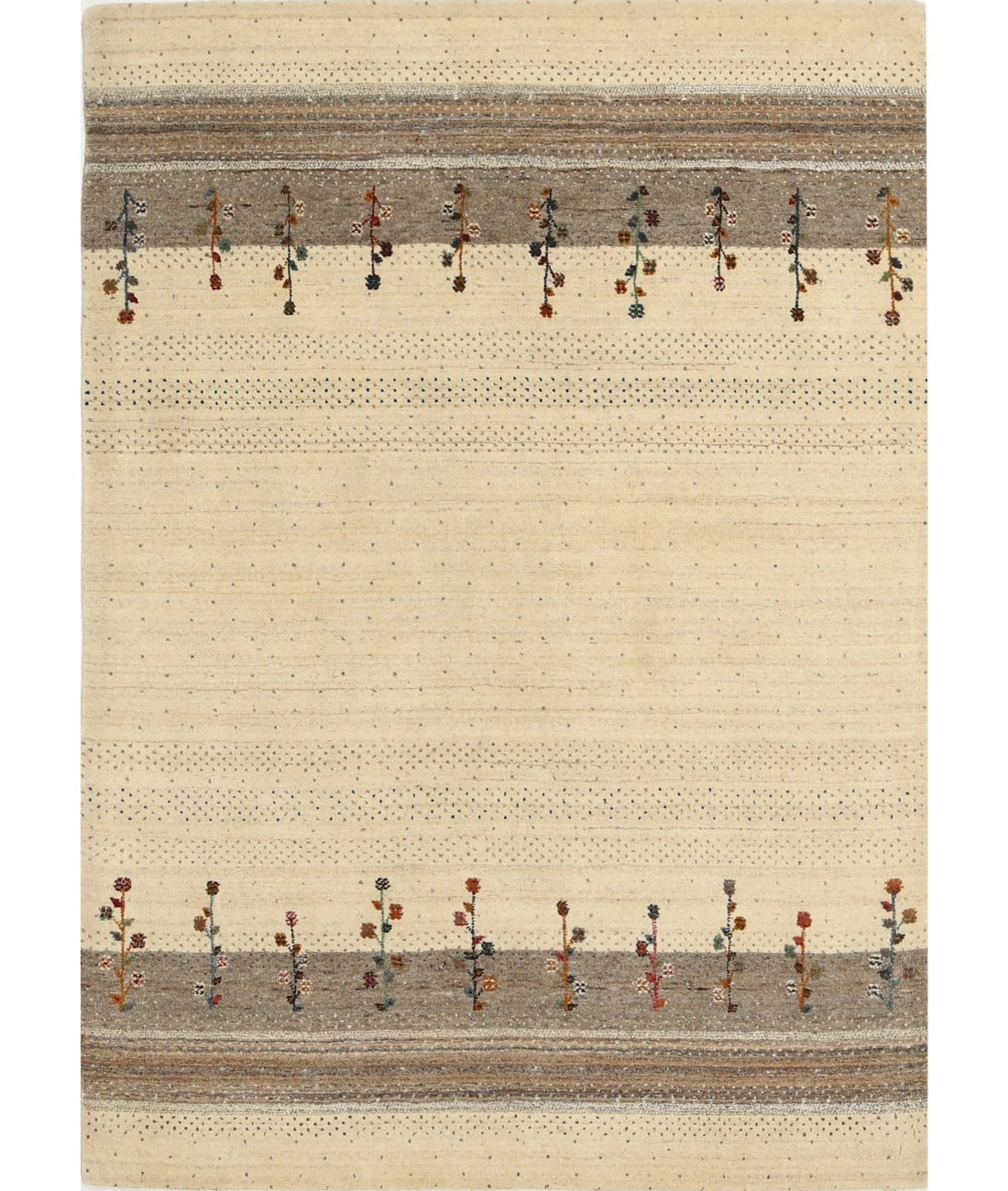 Hand Made Lori Wool Rug 4' 7" X 6' 5"