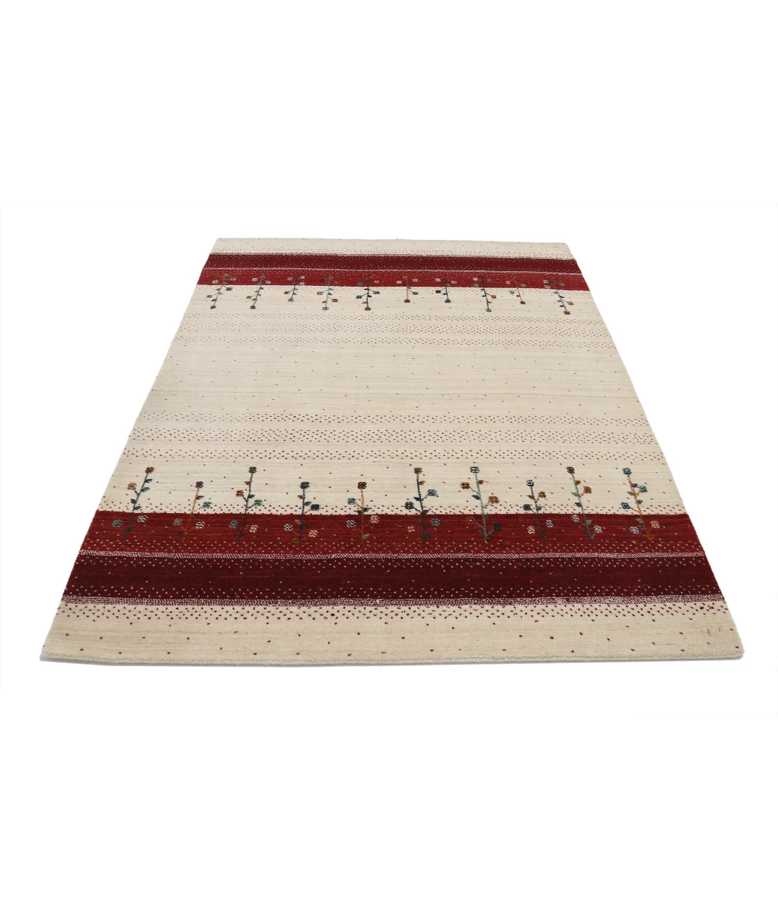 Hand Made Lori Wool Rug 4' 8" X 6' 6"