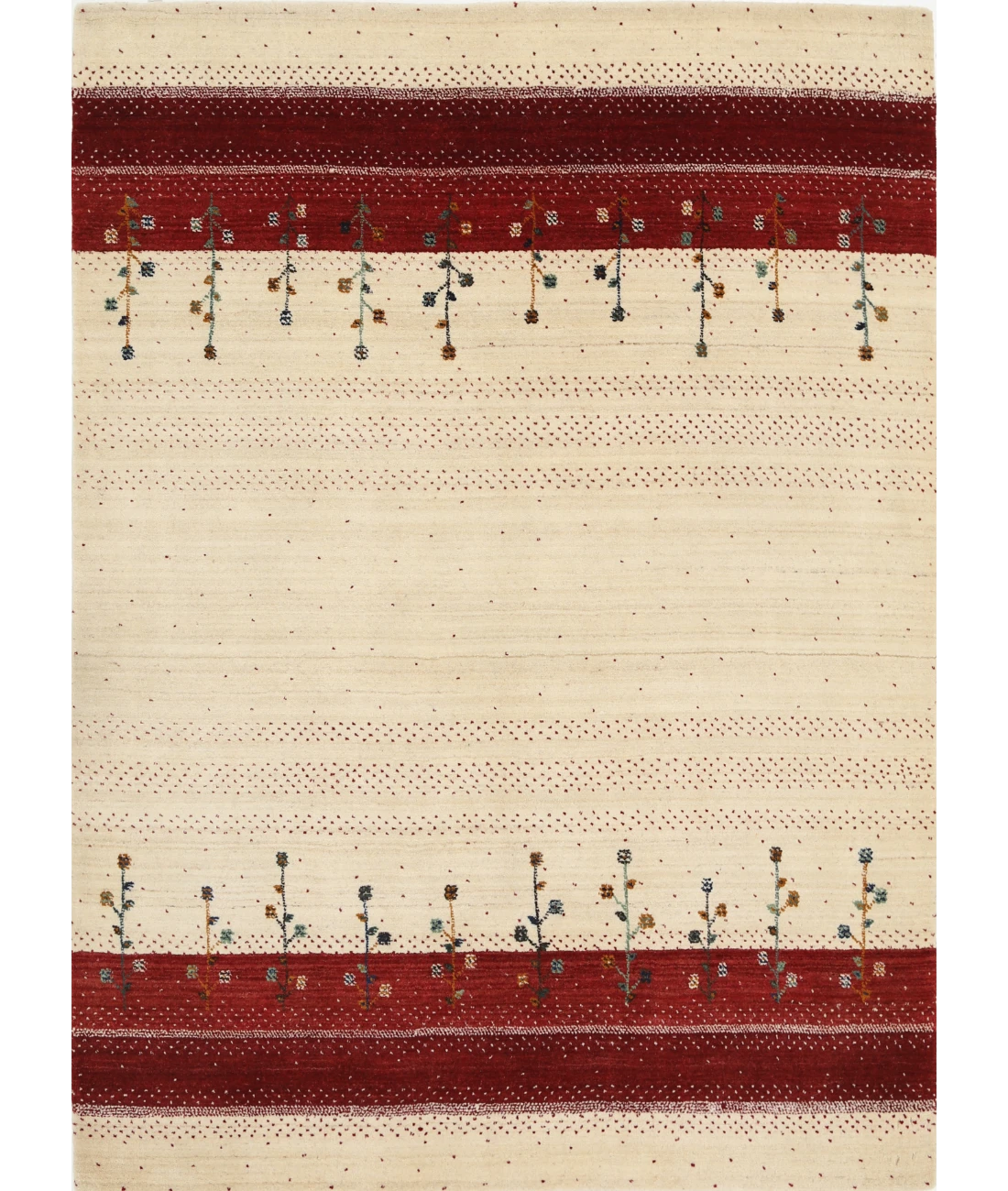 Hand Made Lori Wool Rug 4' 8" X 6' 6"
