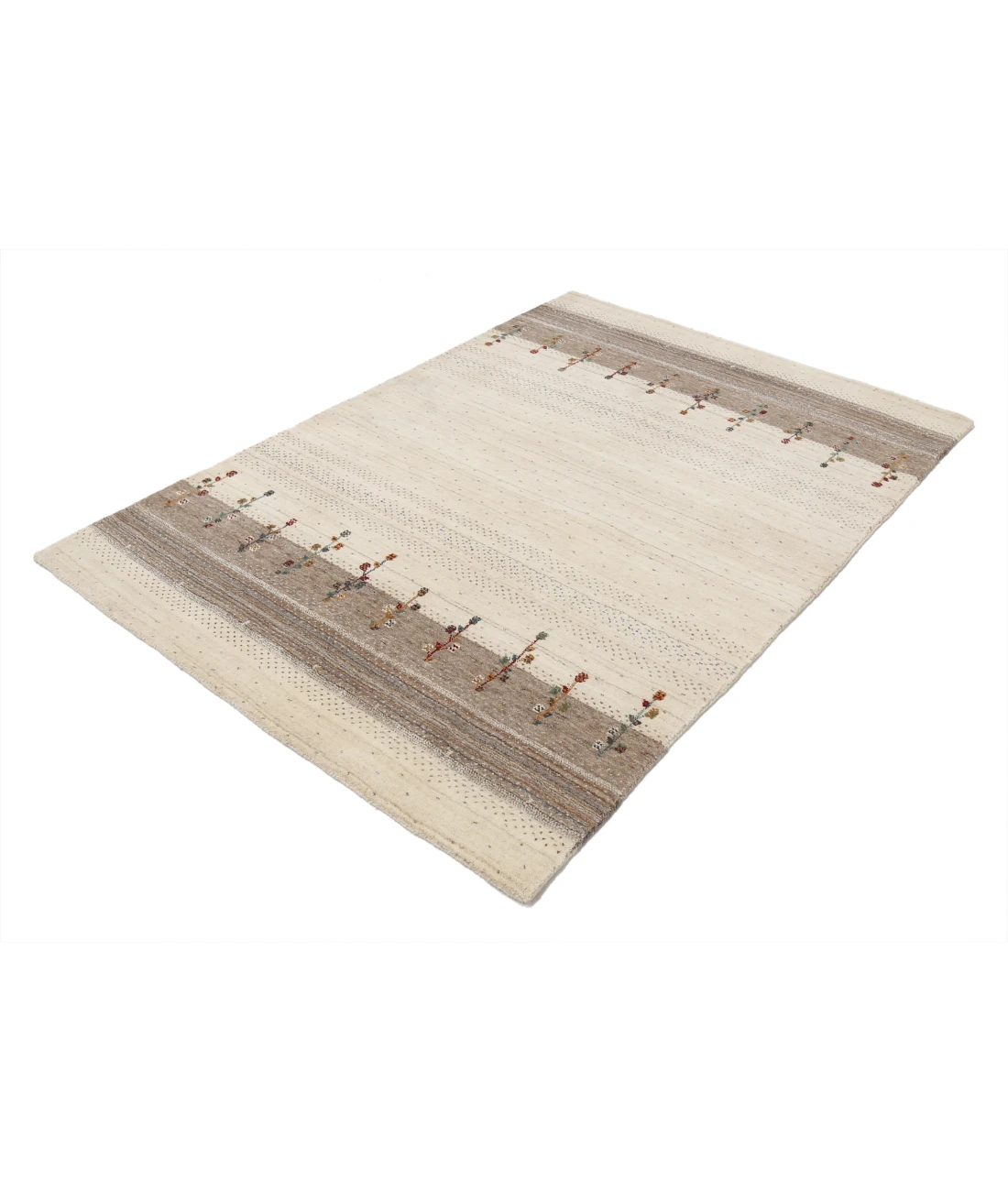 Hand Made Lori Wool Rug 4' 6" X 6' 3"