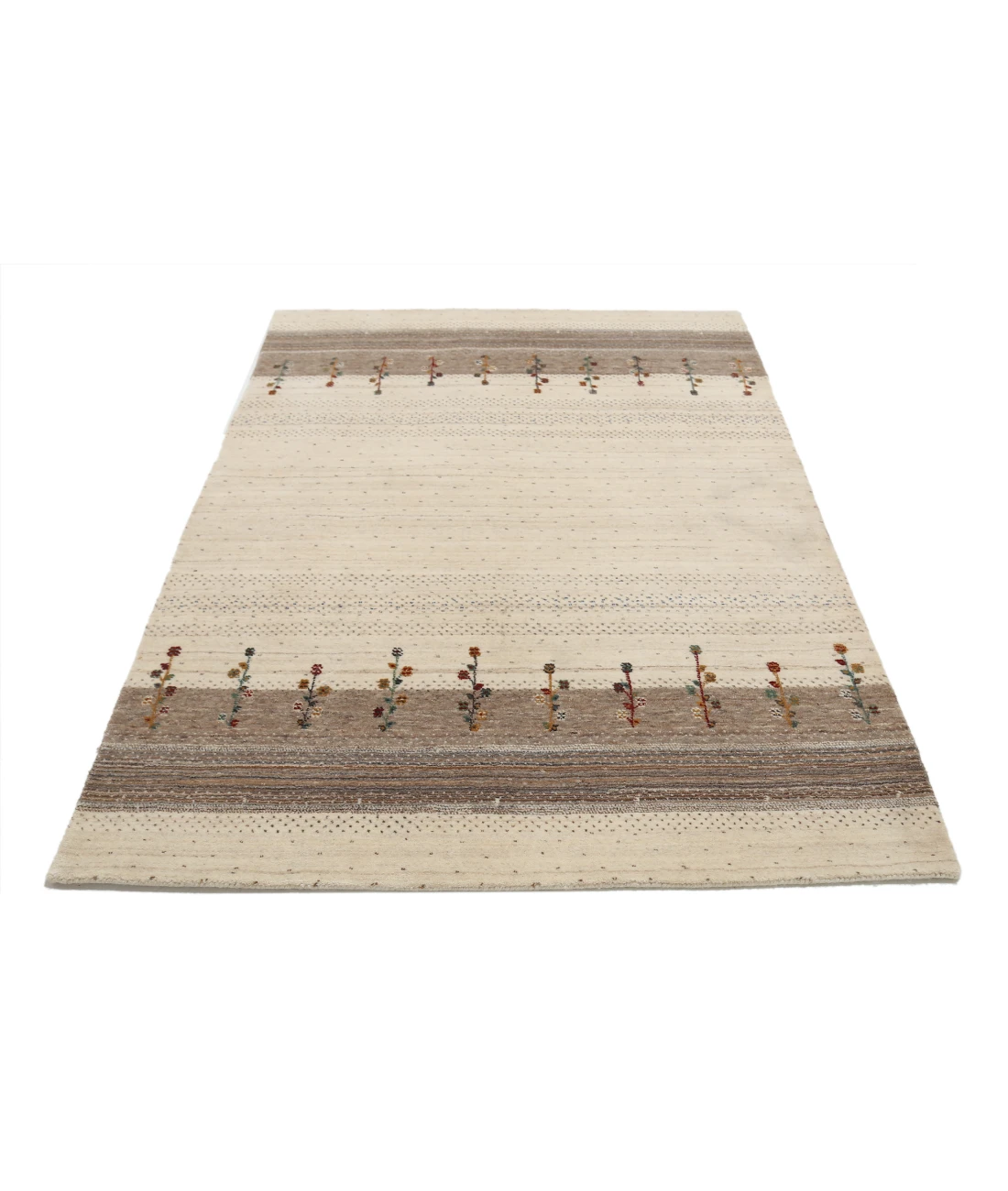 Hand Made Lori Wool Rug 4' 6" X 6' 3"