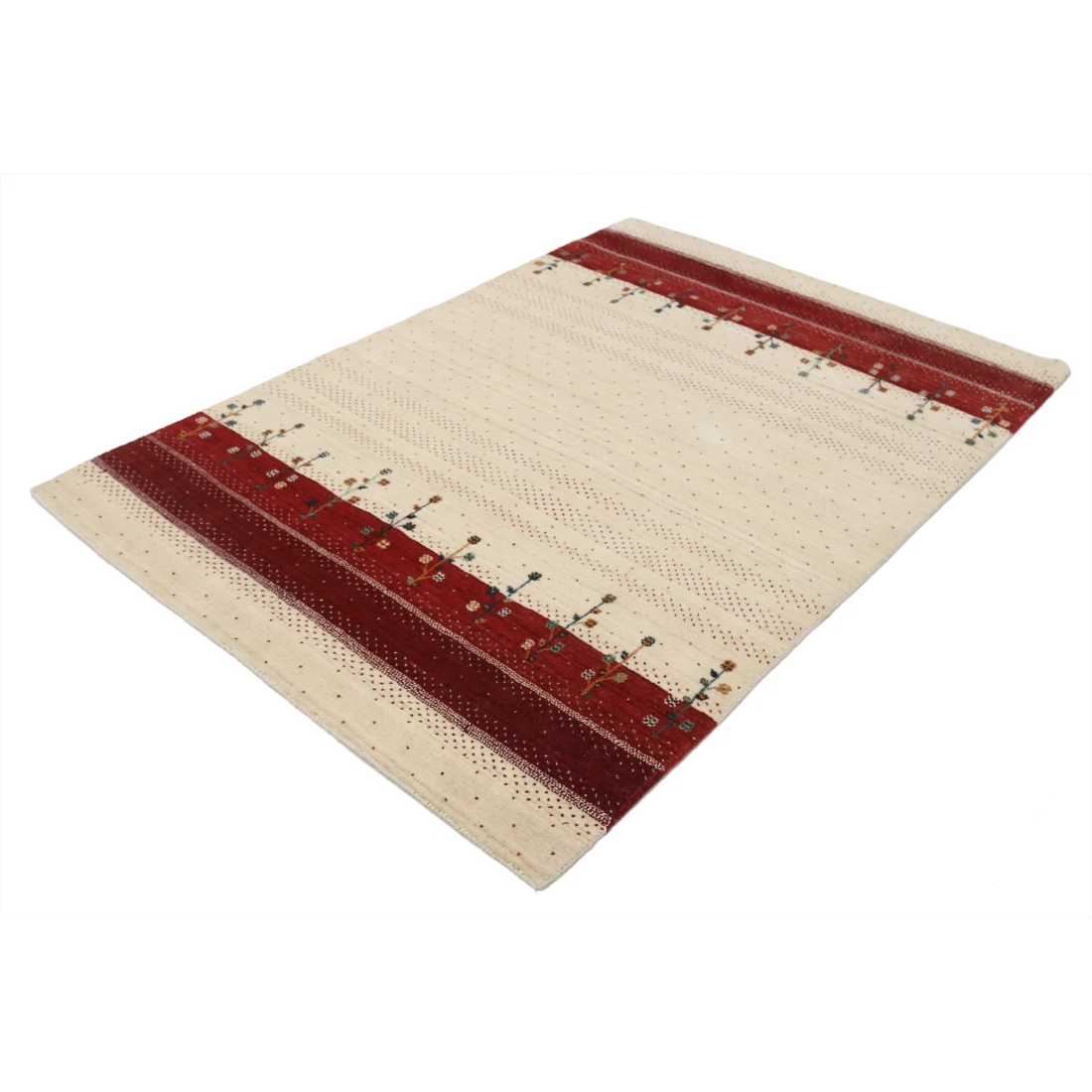 Hand Made Lori Wool Rug 4' 6" X 6' 6"