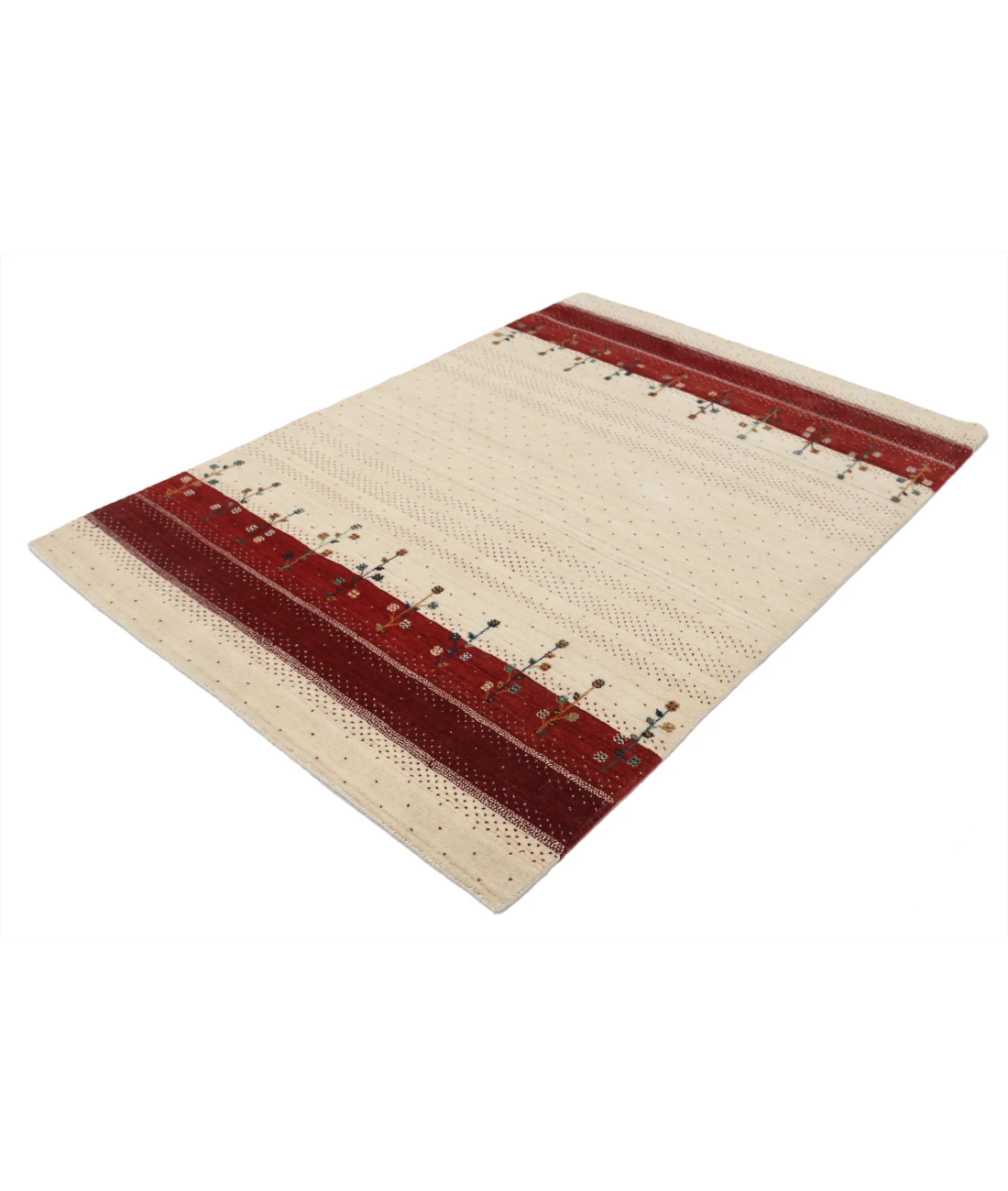 Hand Made Lori Wool Rug 4' 6" X 6' 6"