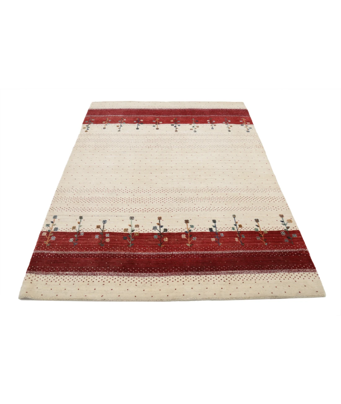 Hand Made Lori Wool Rug 4' 6" X 6' 6"