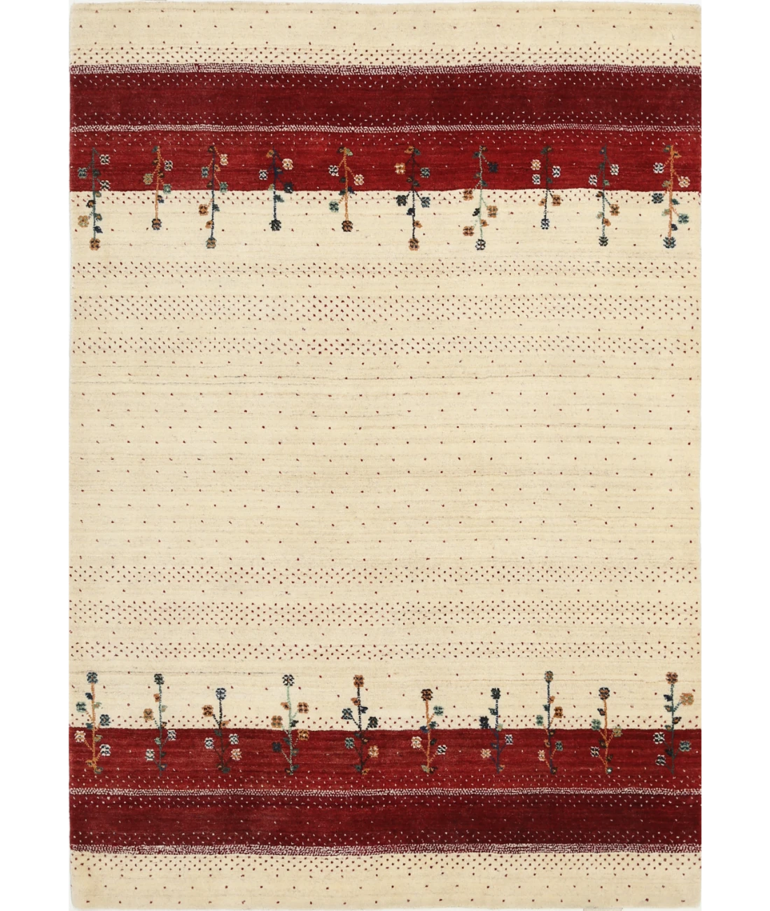 Hand Made Lori Wool Rug 4' 6" X 6' 6"