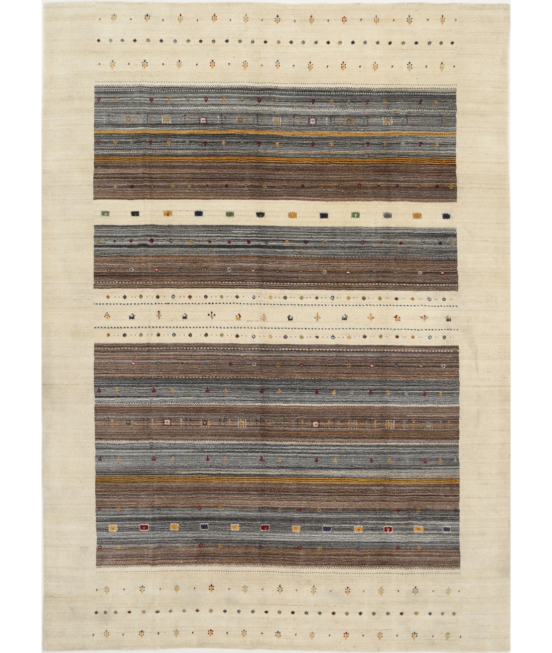 Hand Made Lori Wool Rug 8' 3" X 11' 5"