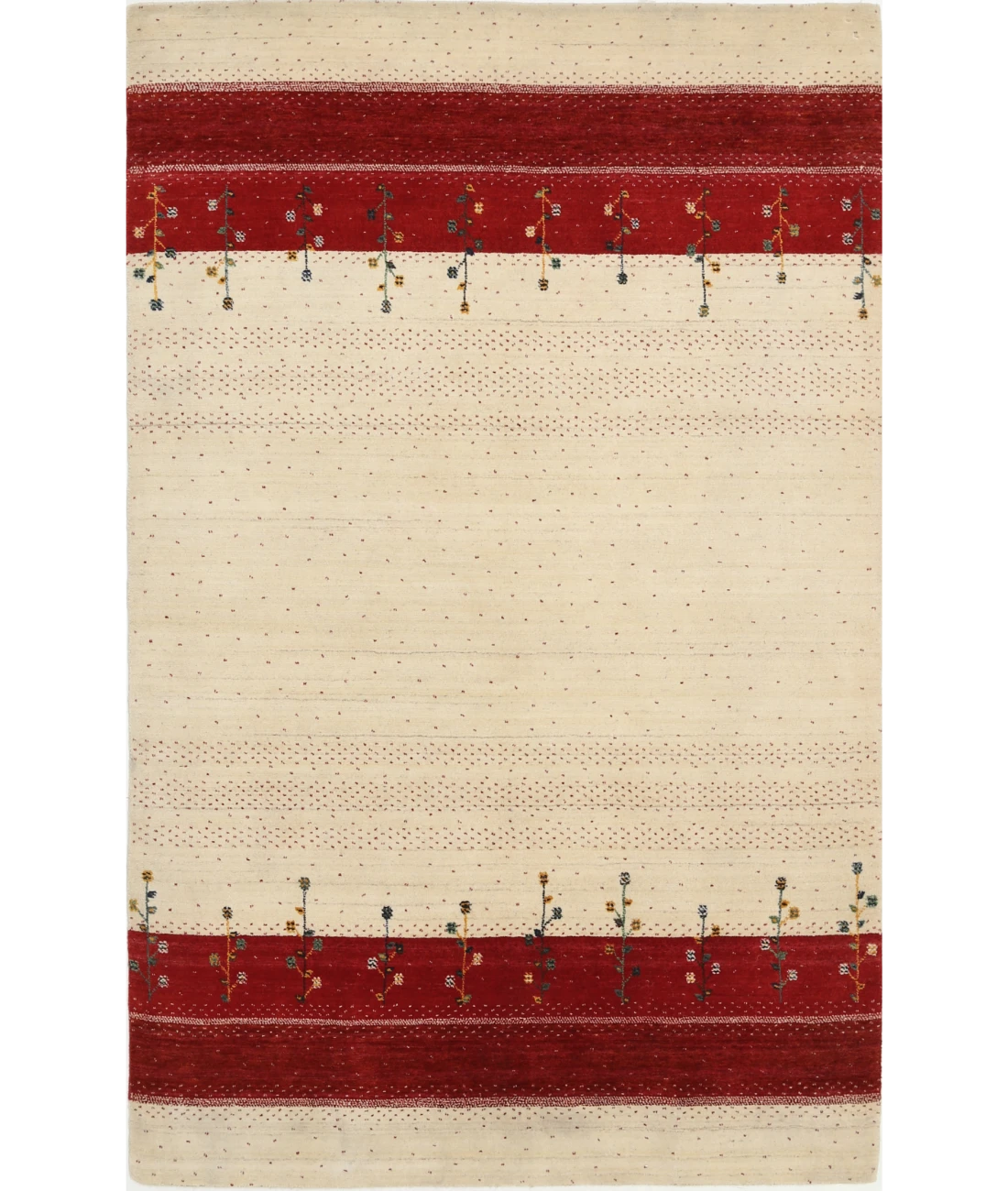 Hand Made Lori Wool Rug 5' 1" X 8' 0"