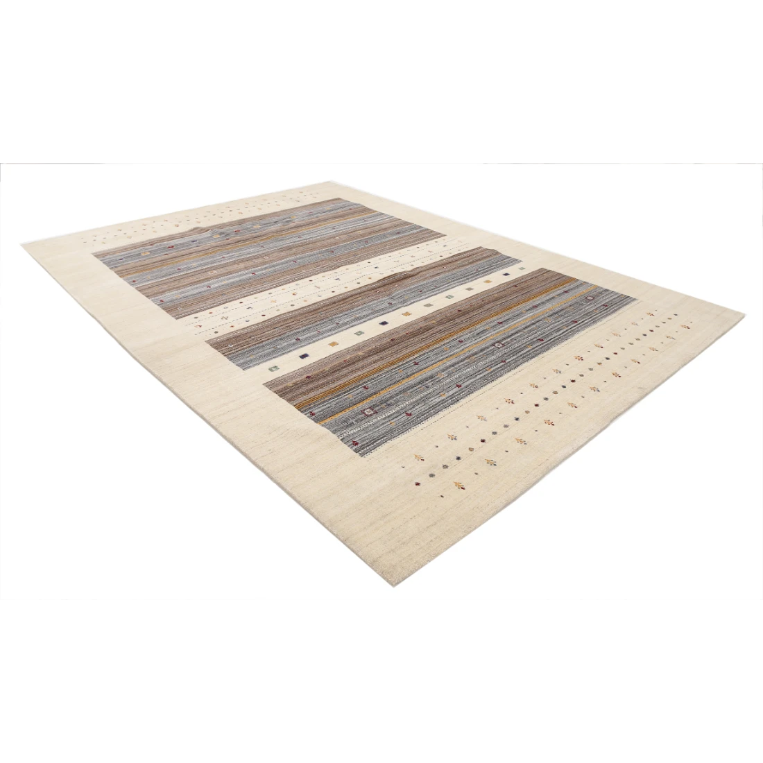 Hand Made Lori Wool Rug 8' 5" X 11' 5"
