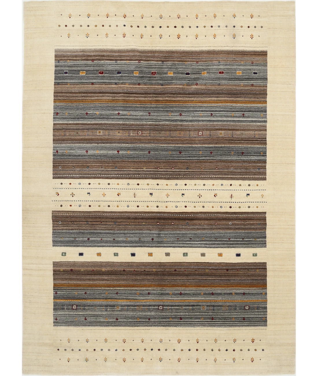 Hand Made Lori Wool Rug 8' 5" X 11' 5"