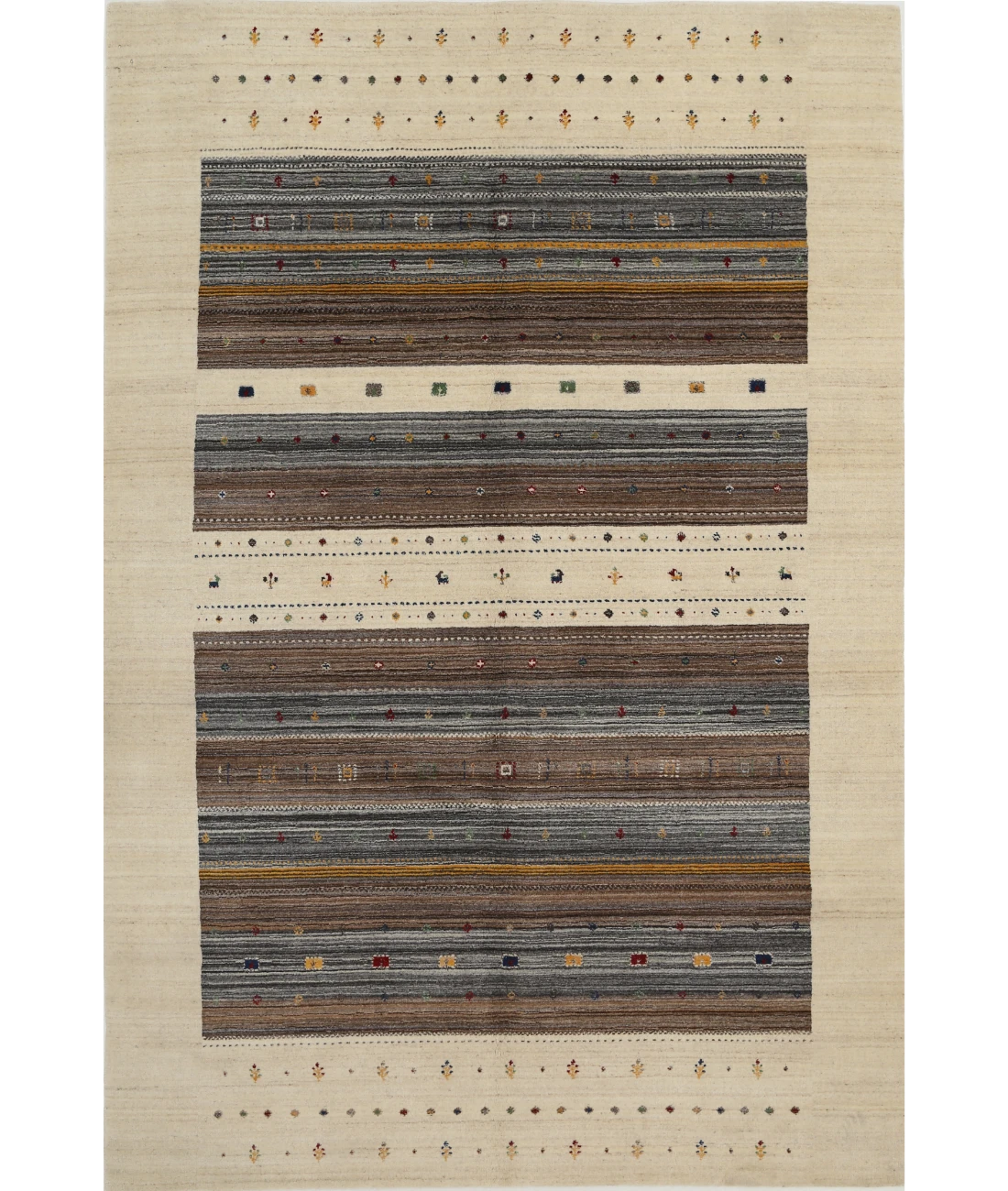 Hand Made Lori Wool Rug 6' 8" X 9' 10"