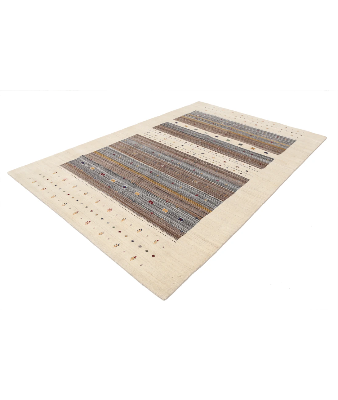 Hand Made Lori Wool Rug 6' 7" X 9' 9"