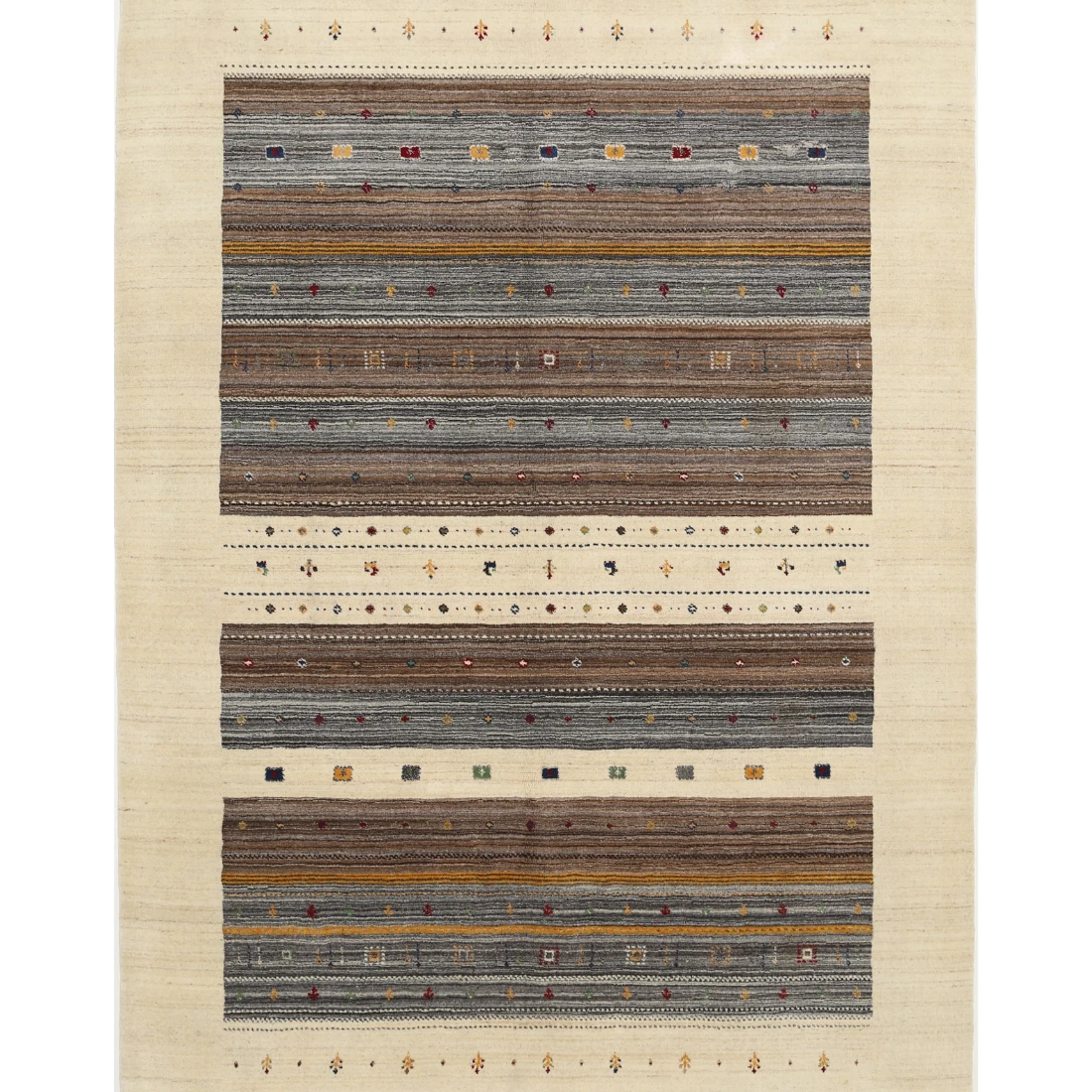 Hand Made Lori Wool Rug 6' 7" X 9' 9"