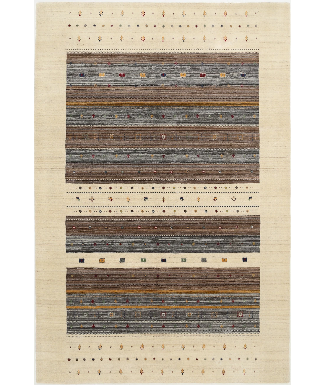 Hand Made Lori Wool Rug 6' 7" X 9' 9"