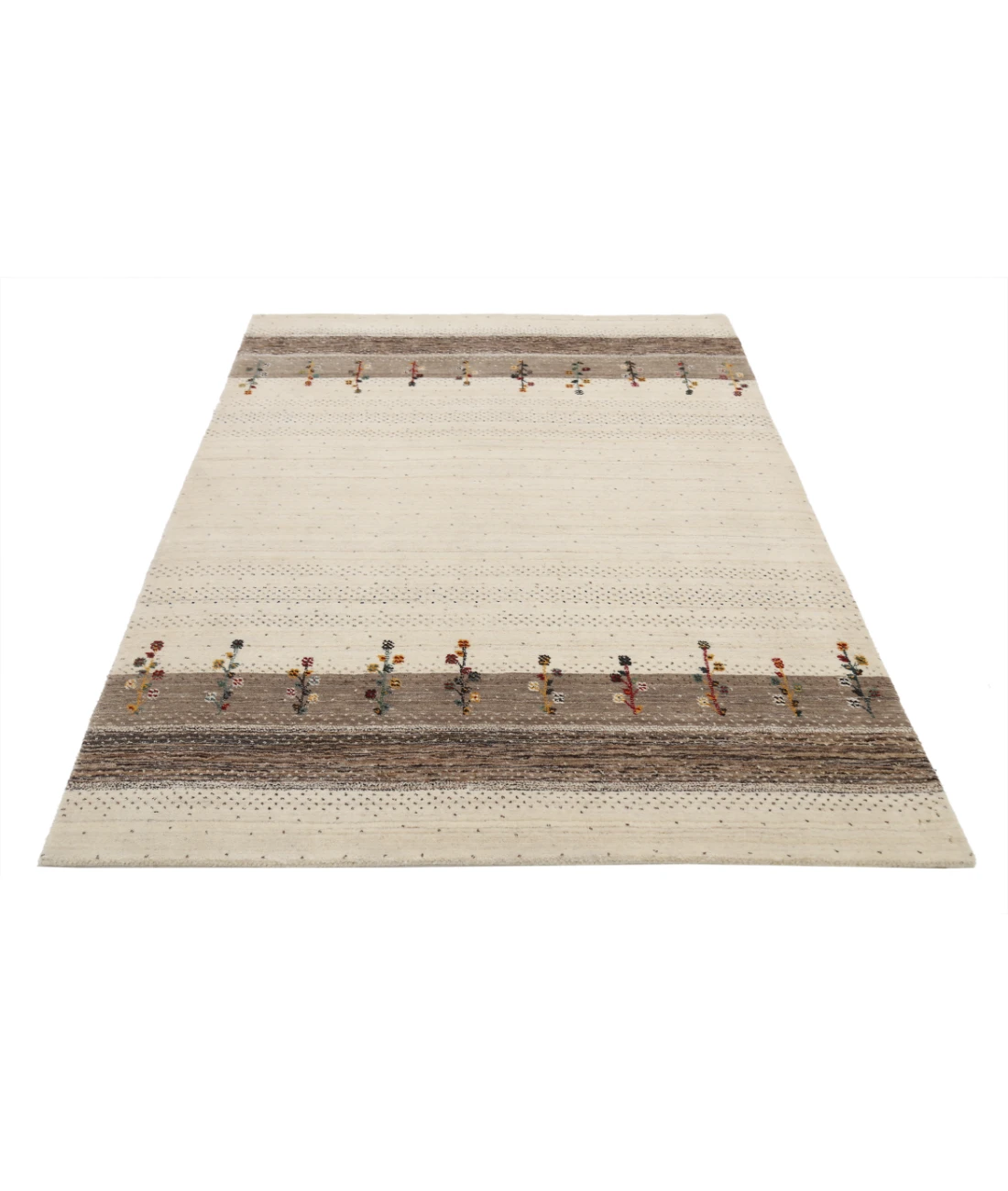 Hand Made Lori Wool Rug 4' 9" X 6' 5"
