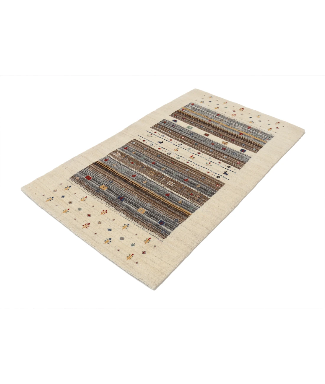 Hand Made Lori Wool Rug 3' 1" X 5' 2"