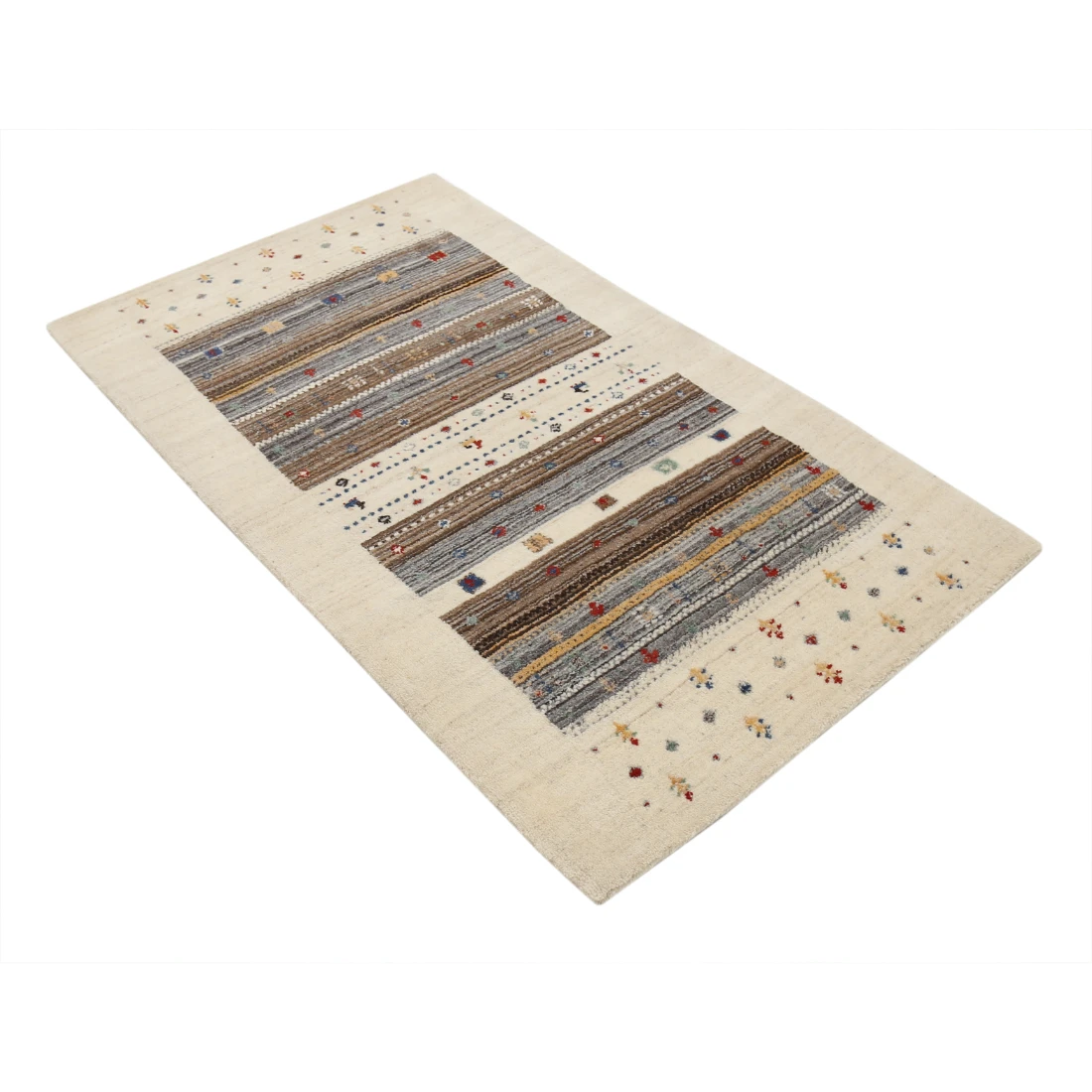 Hand Made Lori Wool Rug 3' 1" X 5' 2"