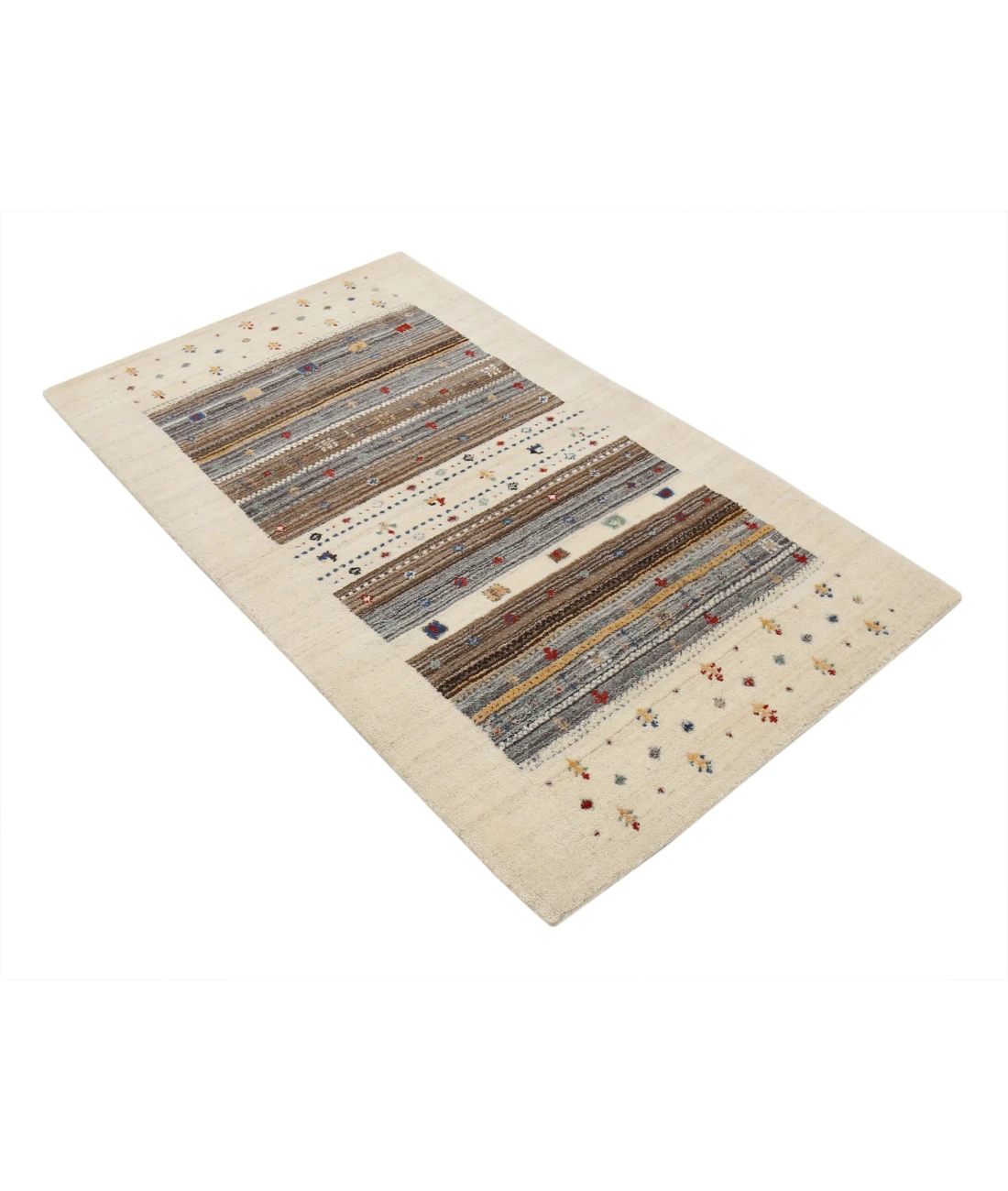 Hand Made Lori Wool Rug 3' 1" X 5' 2"