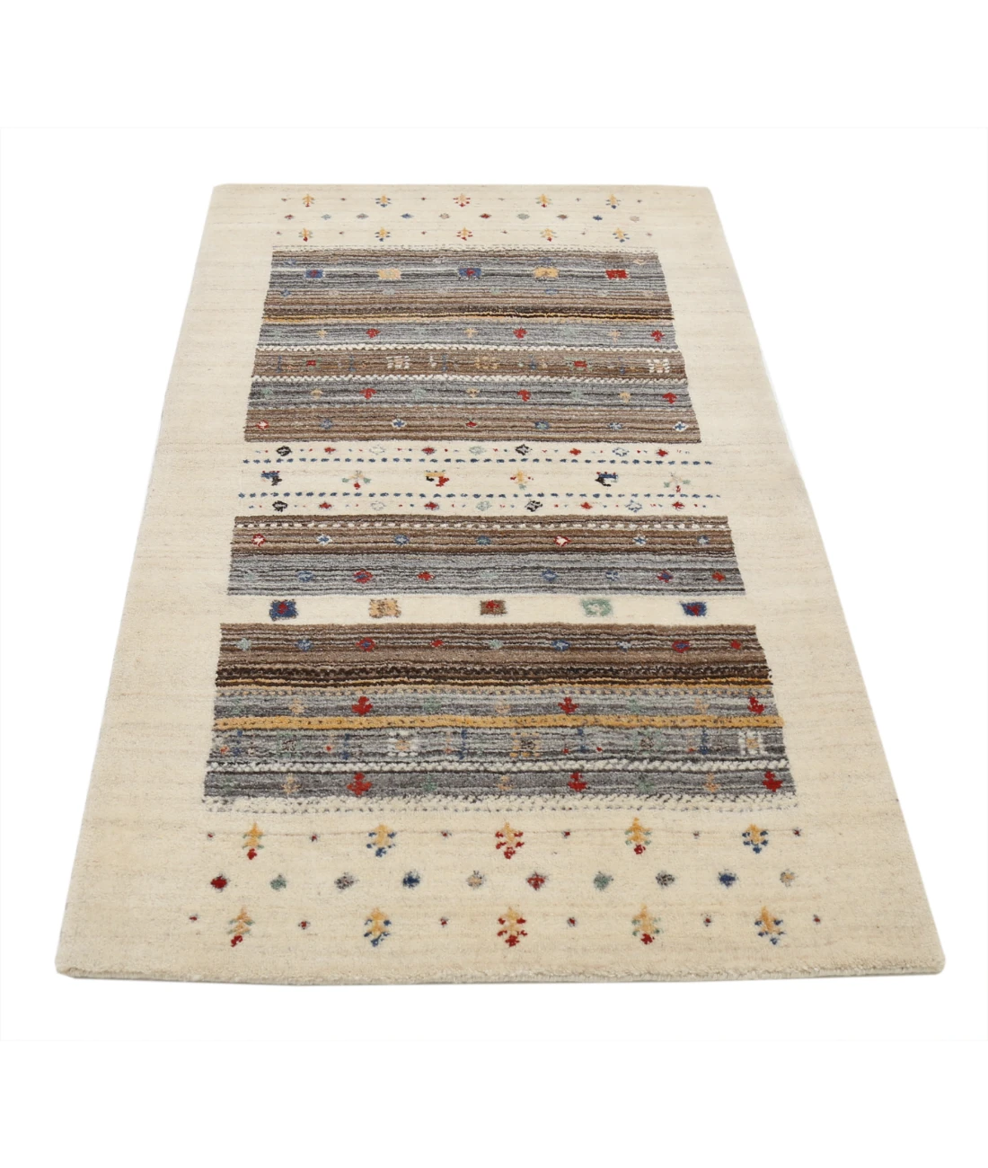 Hand Made Lori Wool Rug 3' 1" X 5' 2"