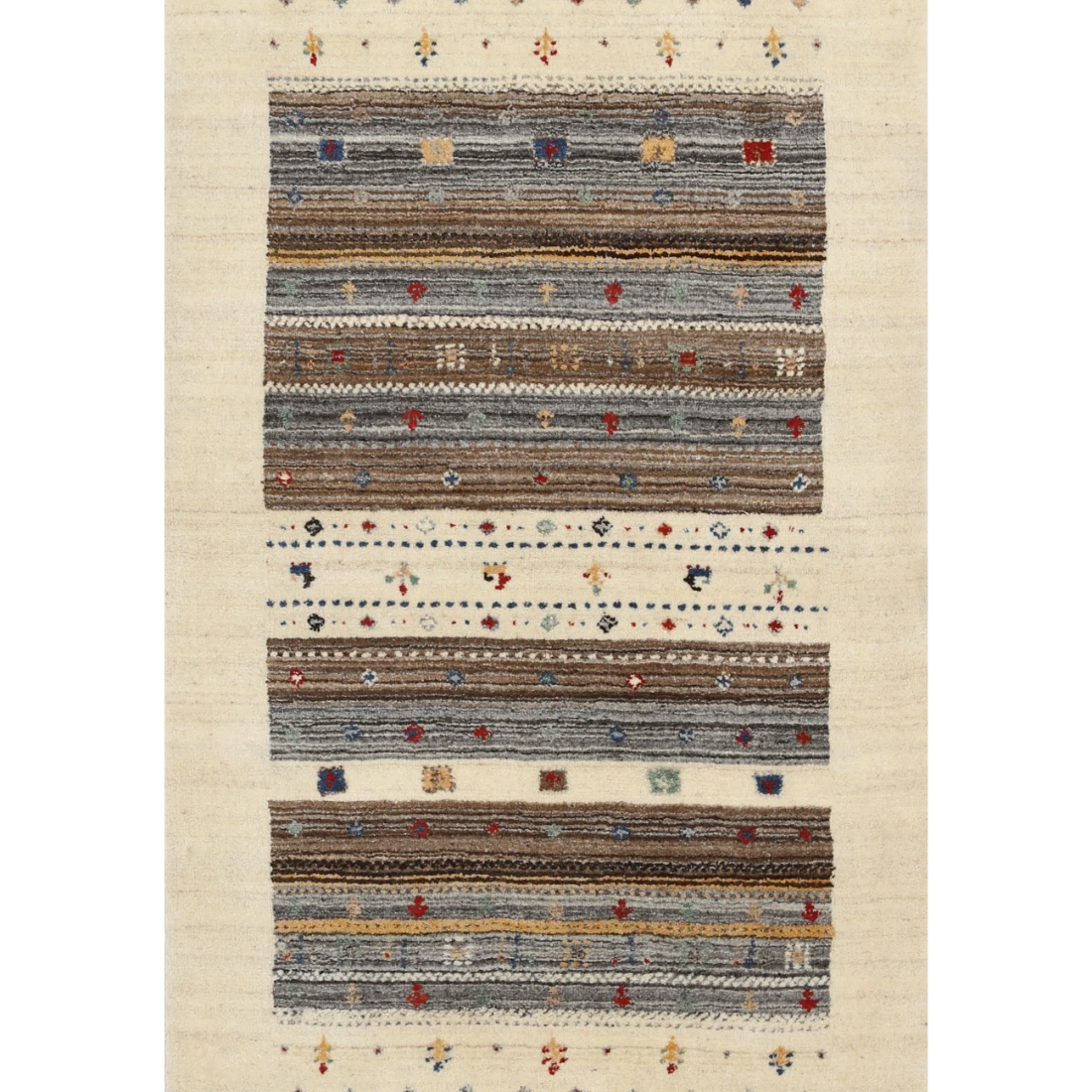 Hand Made Lori Wool Rug 3' 1" X 5' 2"