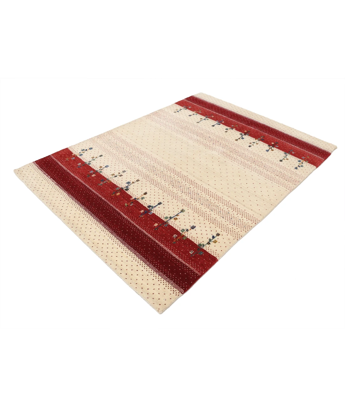 Hand Made Lori Wool Rug 4' 9" X 6' 6"