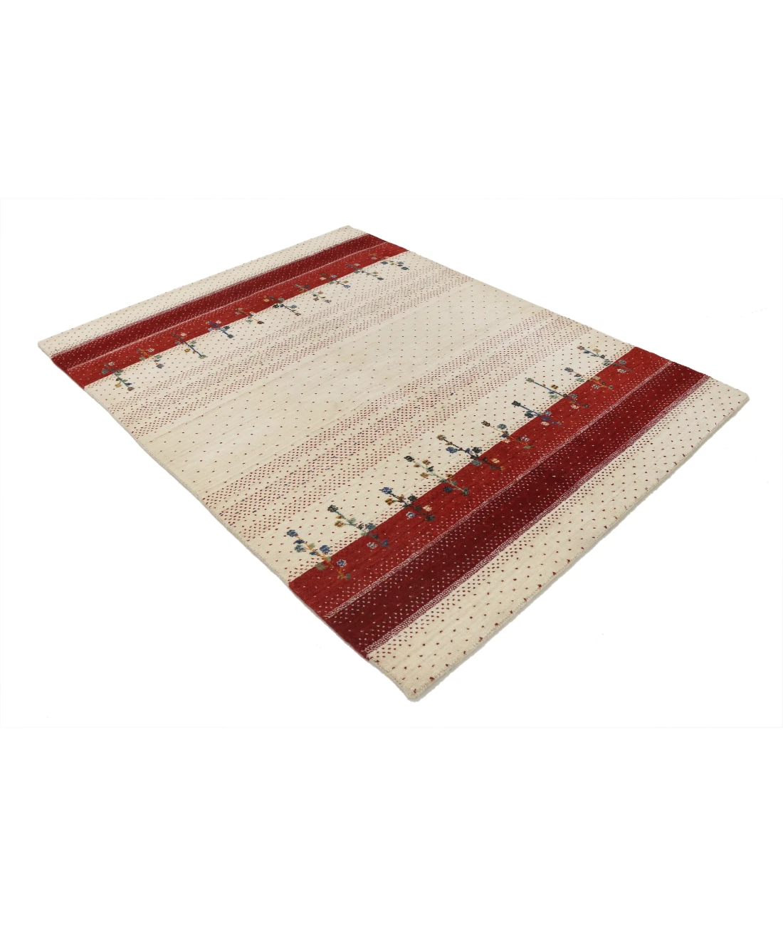 Hand Made Lori Wool Rug 4' 9" X 6' 6"