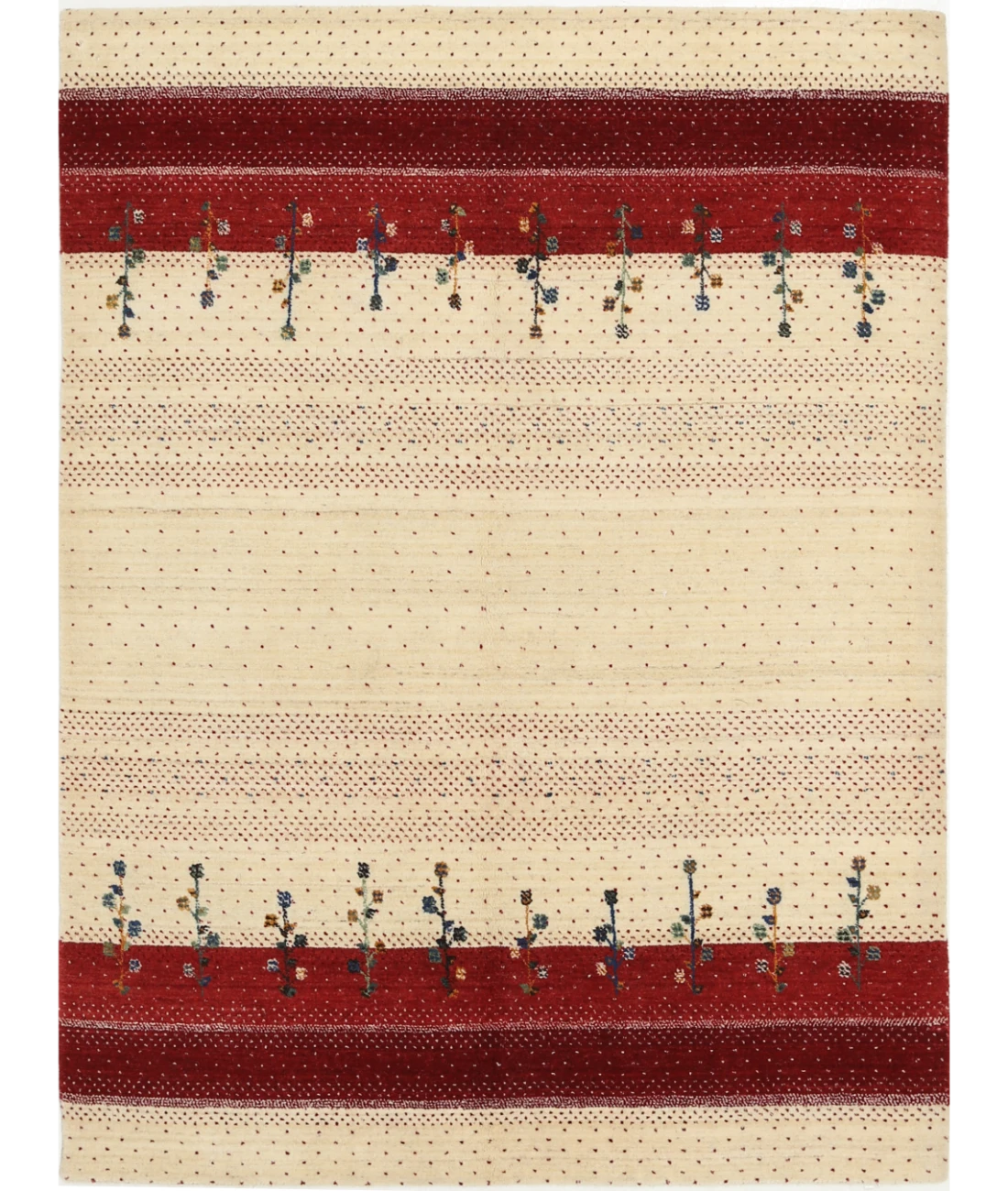 Hand Made Lori Wool Rug 4' 9" X 6' 6"