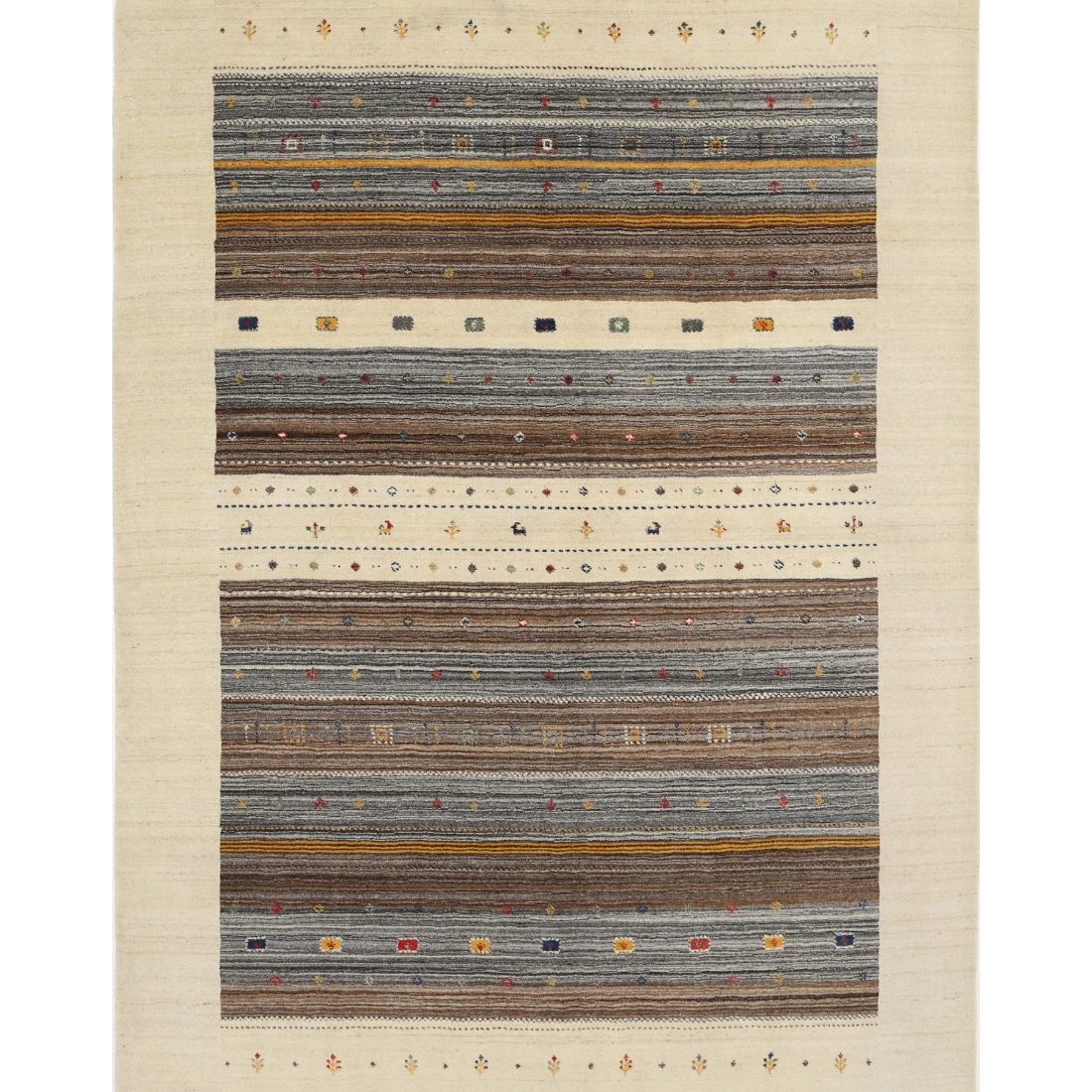 Hand Made Lori Wool Rug 6' 7" X 9' 9"