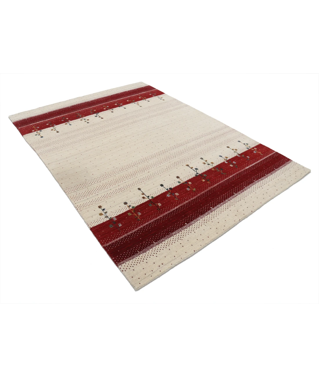 Hand Made Lori Wool Rug 5' 4" X 7' 6"