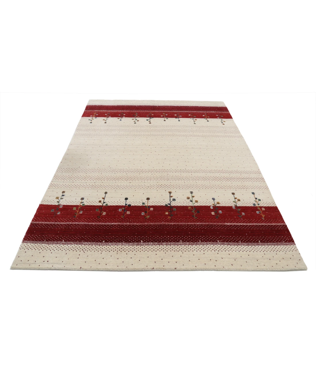 Hand Made Lori Wool Rug 5' 4" X 7' 6"