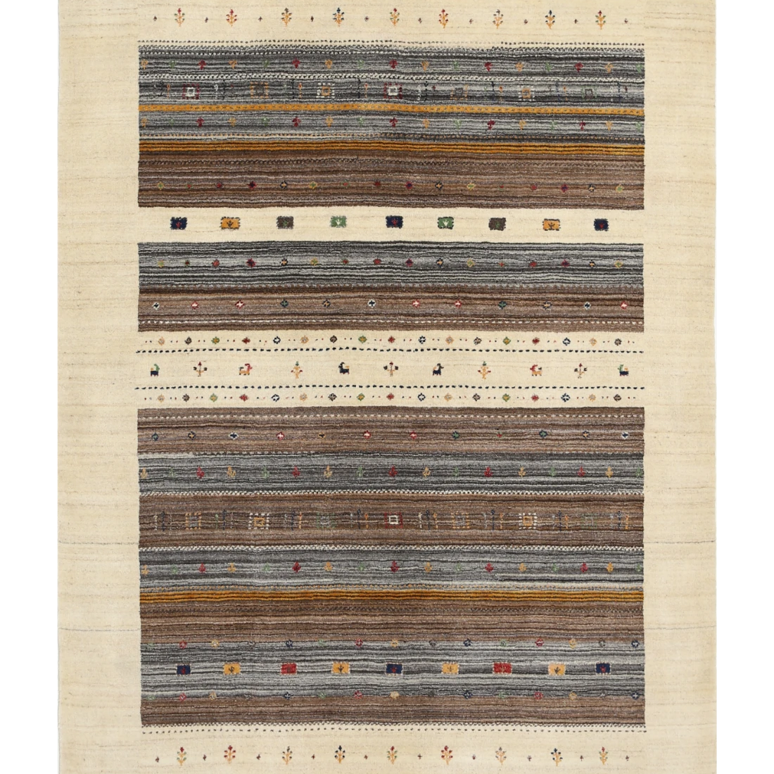Hand Made Lori Wool Rug 5' 9" X 7' 10"