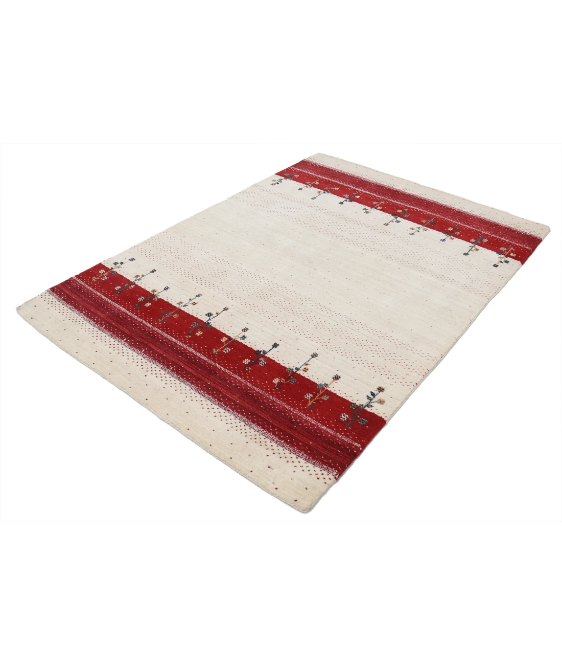Hand Made Lori Wool Rug 4' 7" X 6' 5"