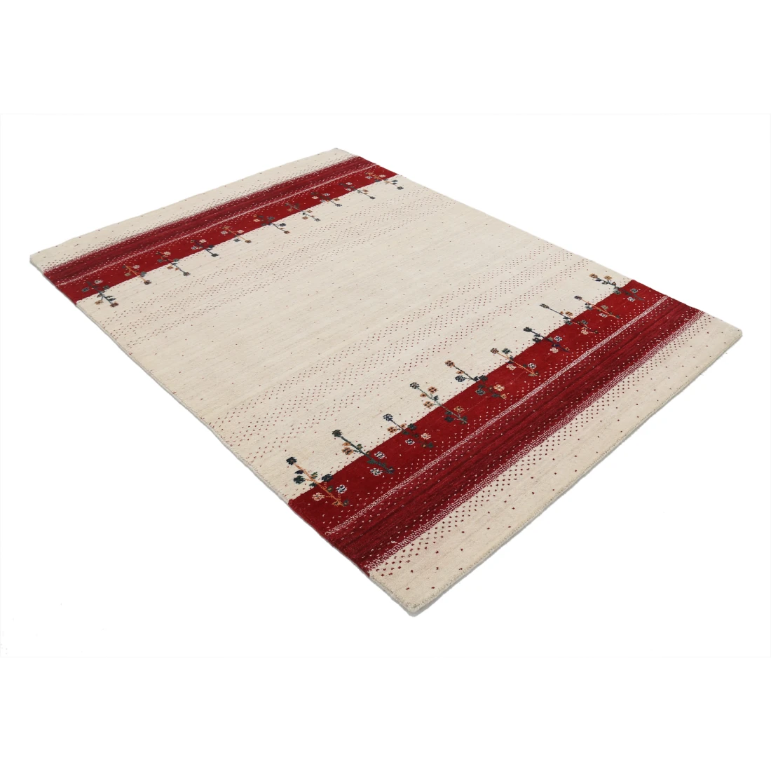 Hand Made Lori Wool Rug 4' 7" X 6' 5"