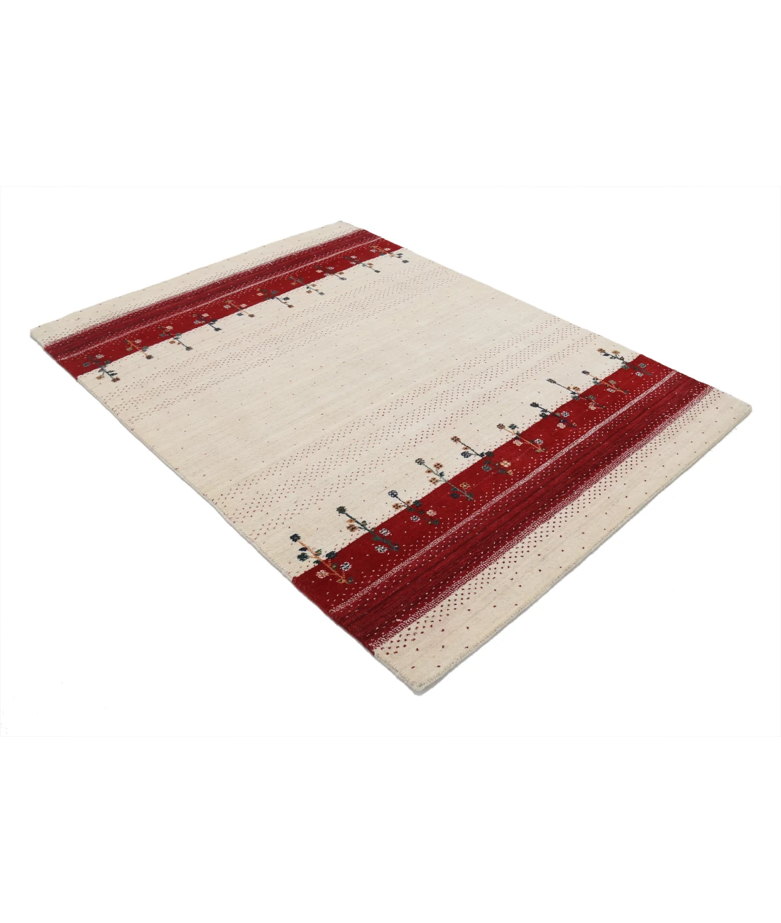 Hand Made Lori Wool Rug 4' 7" X 6' 5"