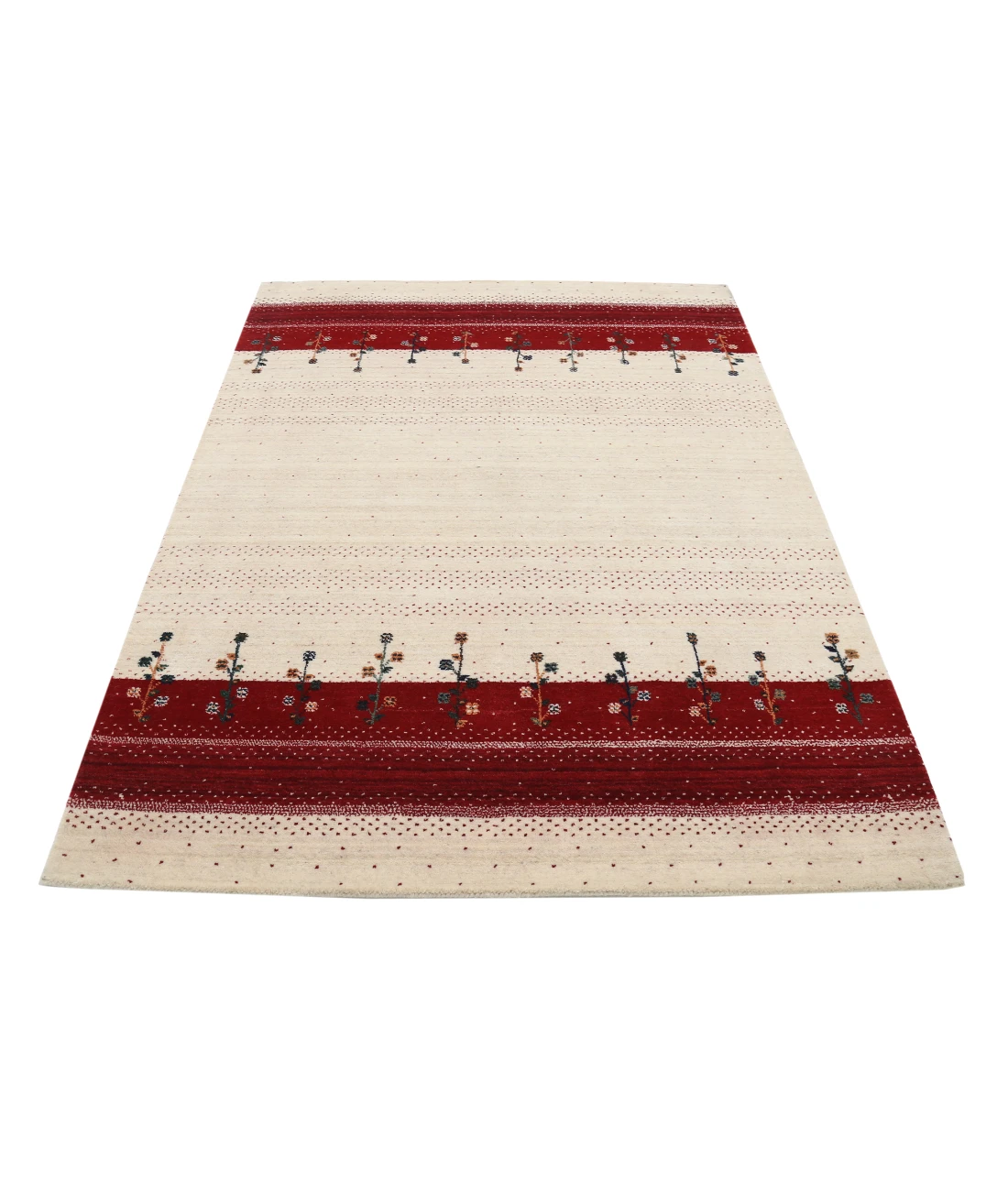 Hand Made Lori Wool Rug 4' 7" X 6' 5"