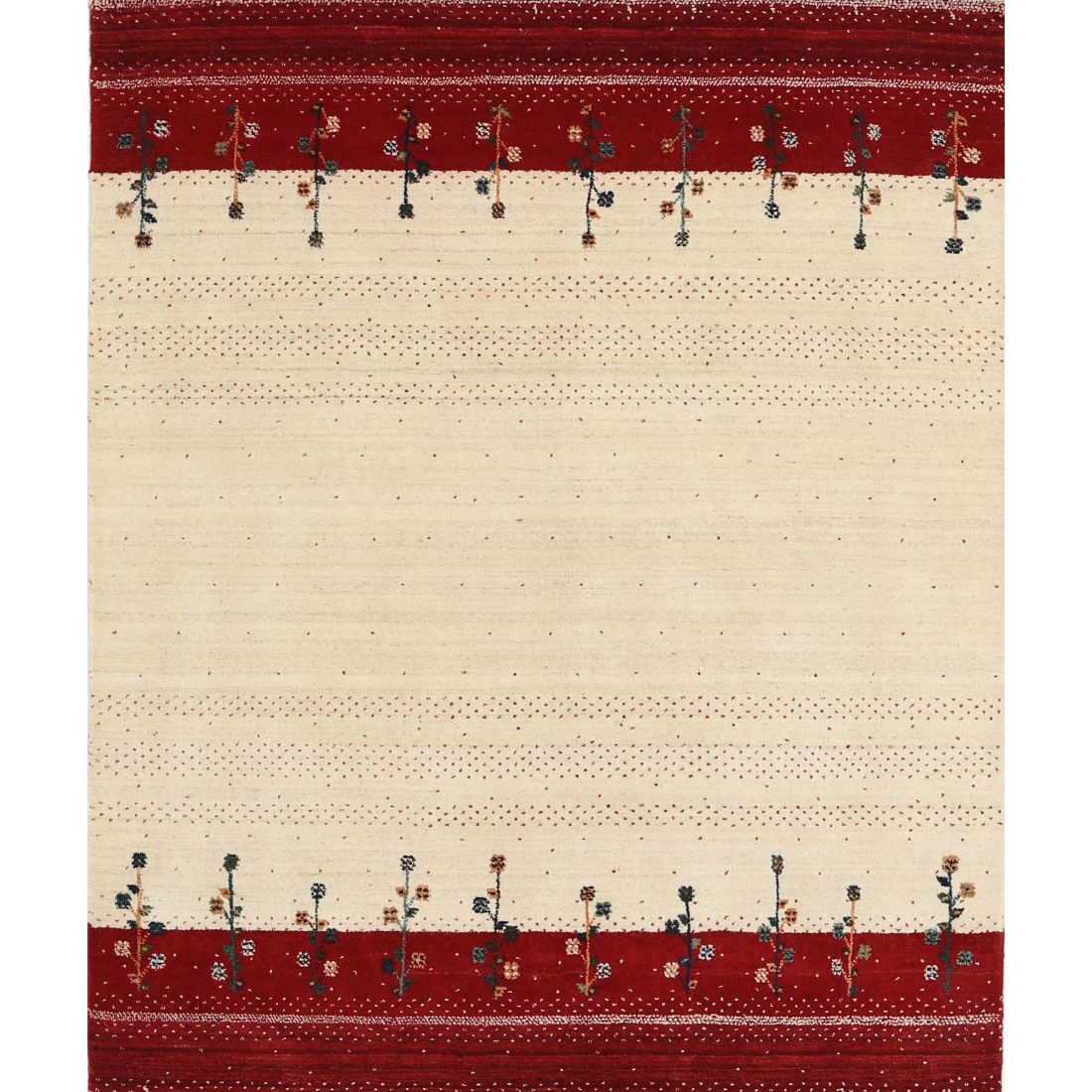 Hand Made Lori Wool Rug 4' 7" X 6' 5"