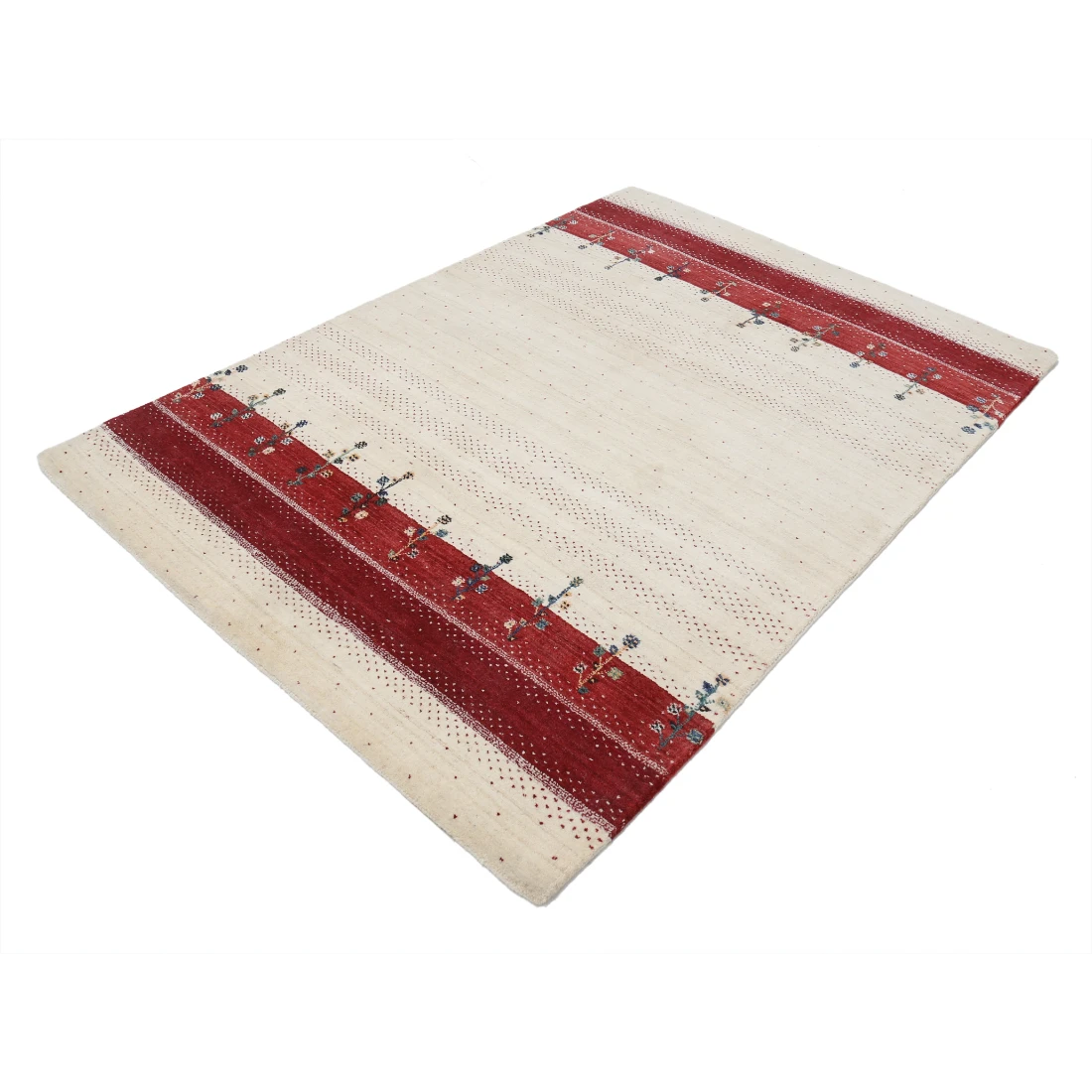 Hand Made Lori Wool Rug 4' 8" X 6' 7"