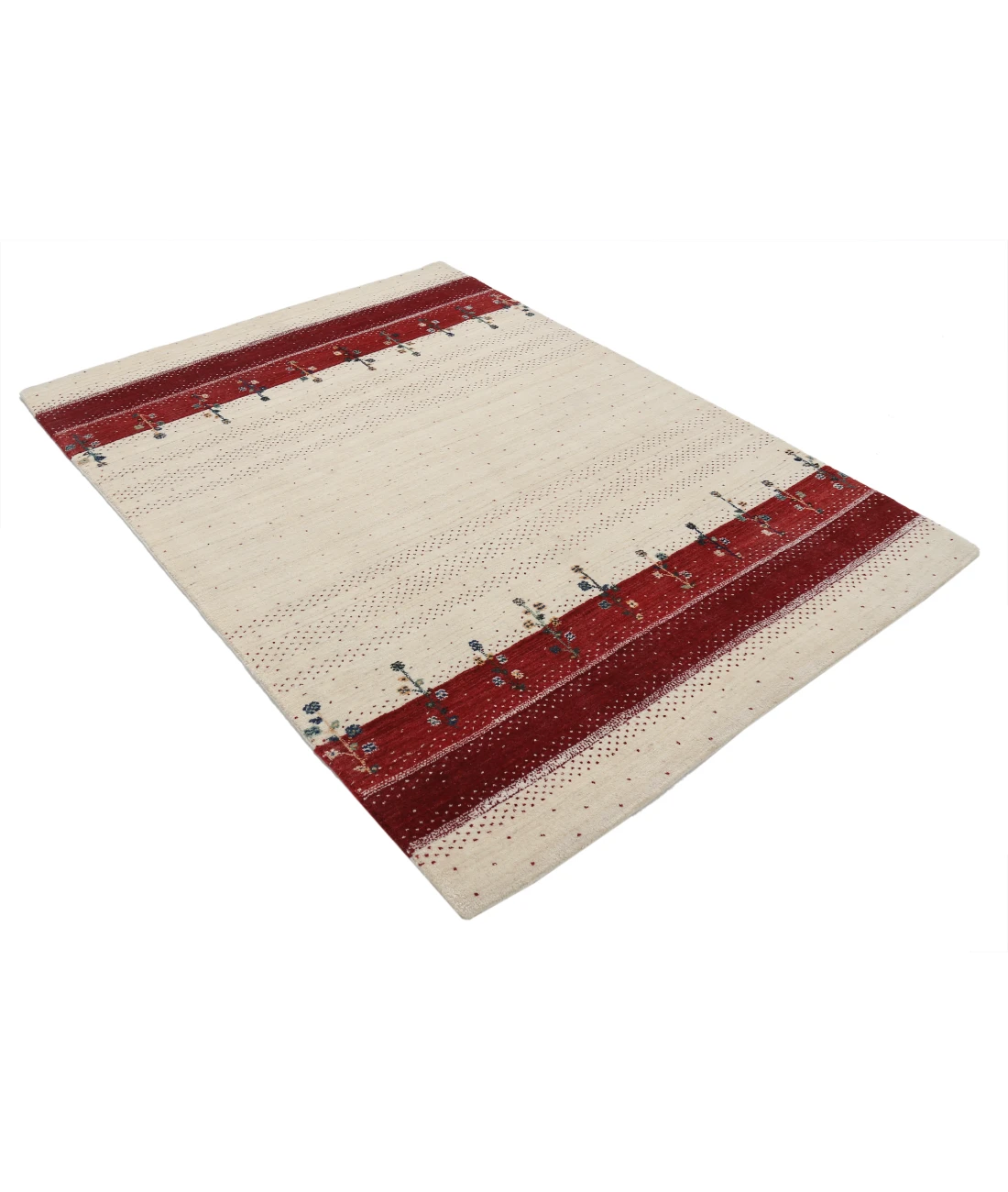 Hand Made Lori Wool Rug 4' 8" X 6' 7"