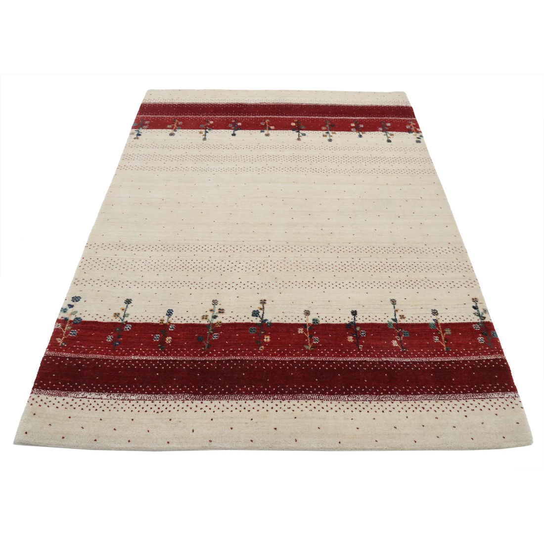Hand Made Lori Wool Rug 4' 8" X 6' 7"