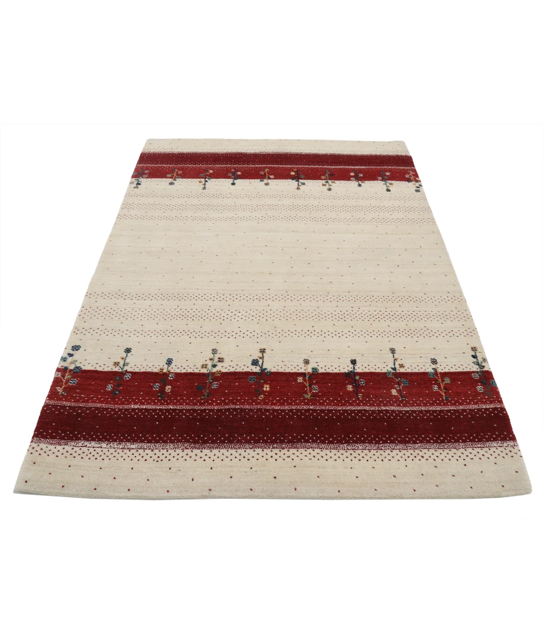 Hand Made Lori Wool Rug 4' 8" X 6' 7"