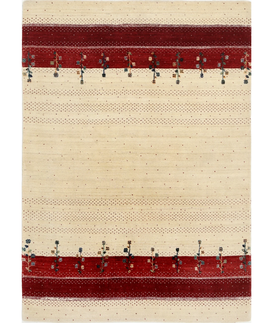 Hand Made Lori Wool Rug 4' 8" X 6' 7"