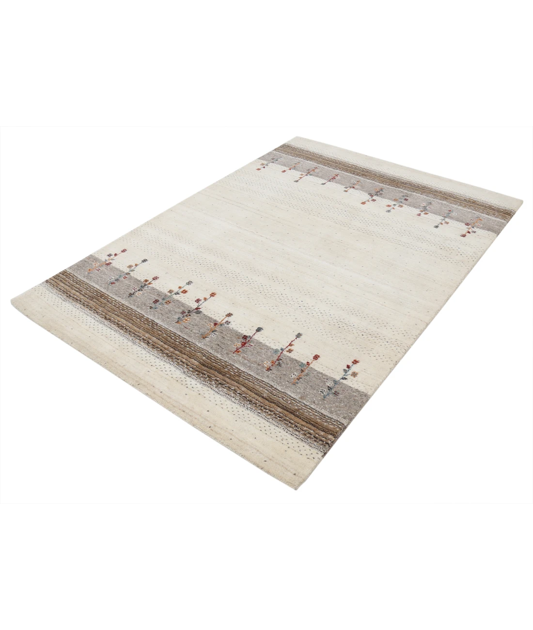 Hand Made Lori Wool Rug 4' 6" X 6' 5"
